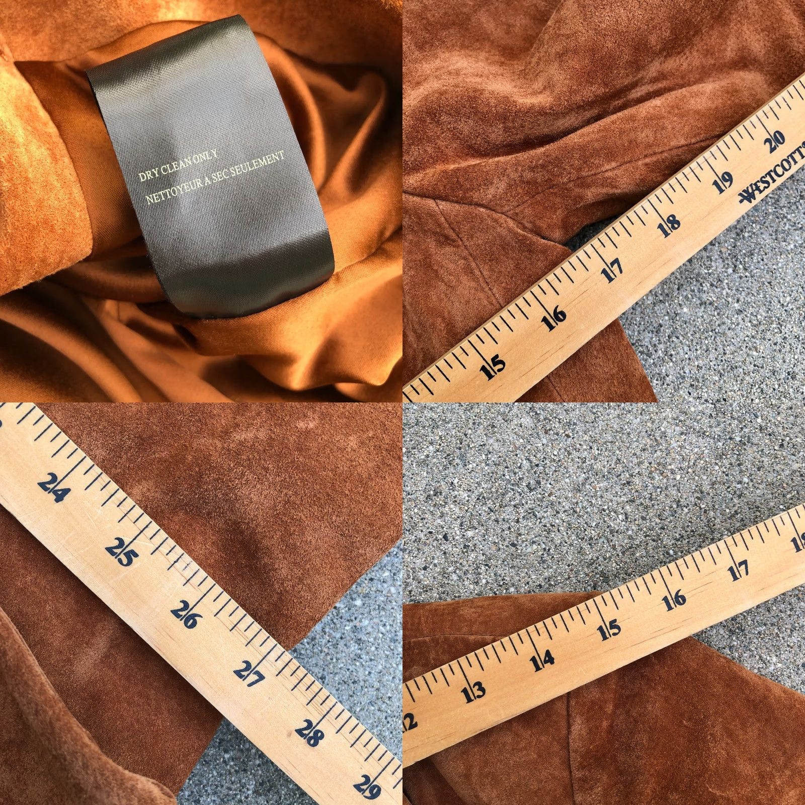 Vintage BLANKNYC Leather Suede Double Trench Coat Jacket Women's XS Brown Long Sleeve Trench Coat Mens? Size XS / US 0-2 / IT 36-38 - 8 Thumbnail