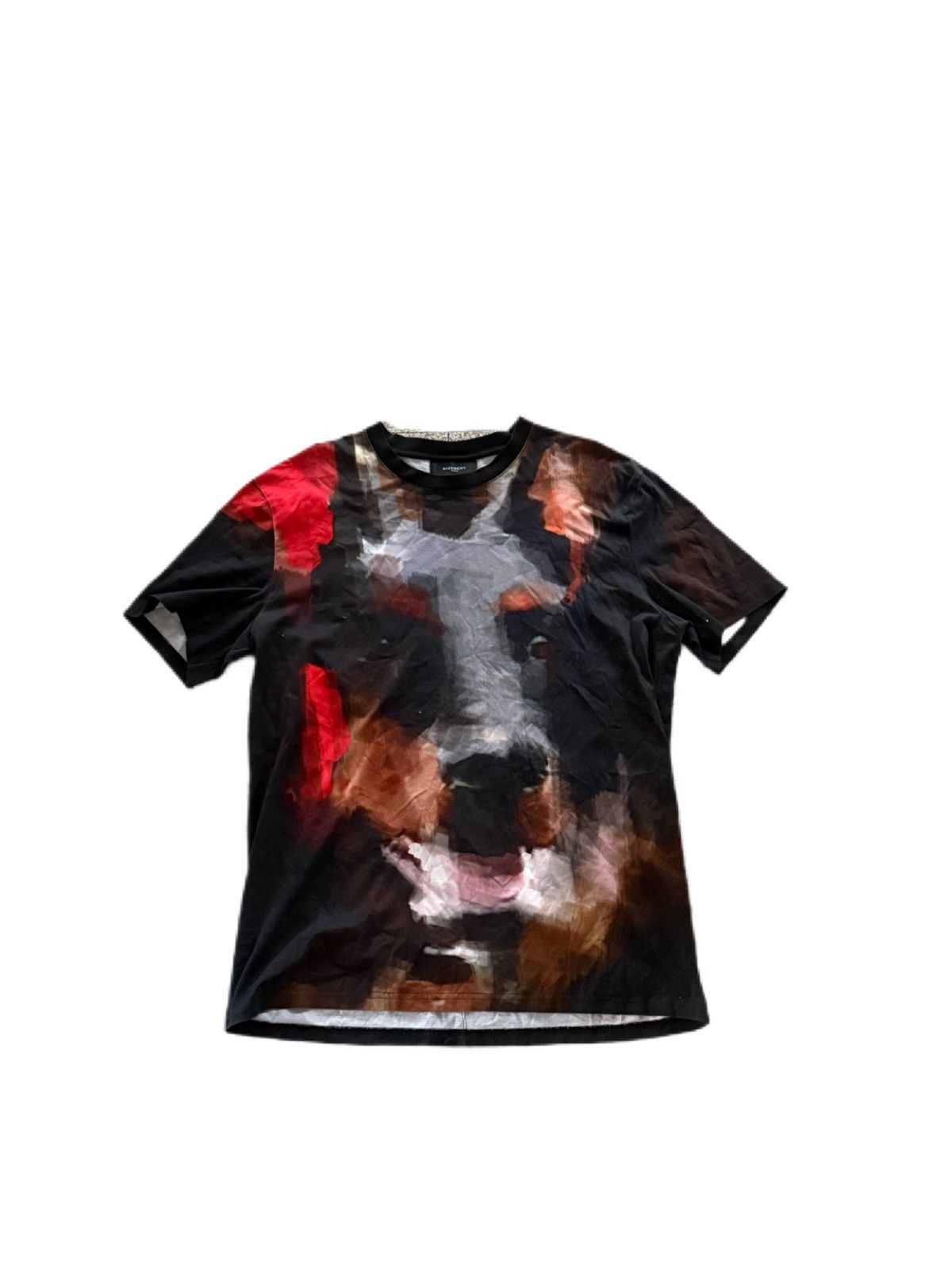 Givenchy GIVENCHY Rottweiler Print T-Shirt – Riccardo Tisci Era Size US XL / EU 56 / 4 - 1 Thumbnail