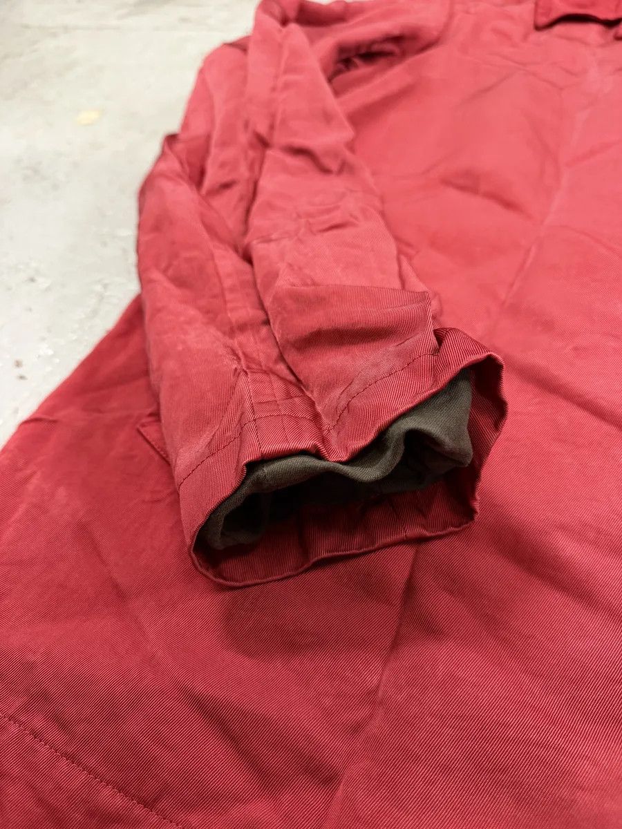 Comme des Garcons AW1998 Comme des Garçons Homme Plus Red Contemporary Pleated Blazer Jacket Size US M / EU 48-50 / 2 - 9 Thumbnail