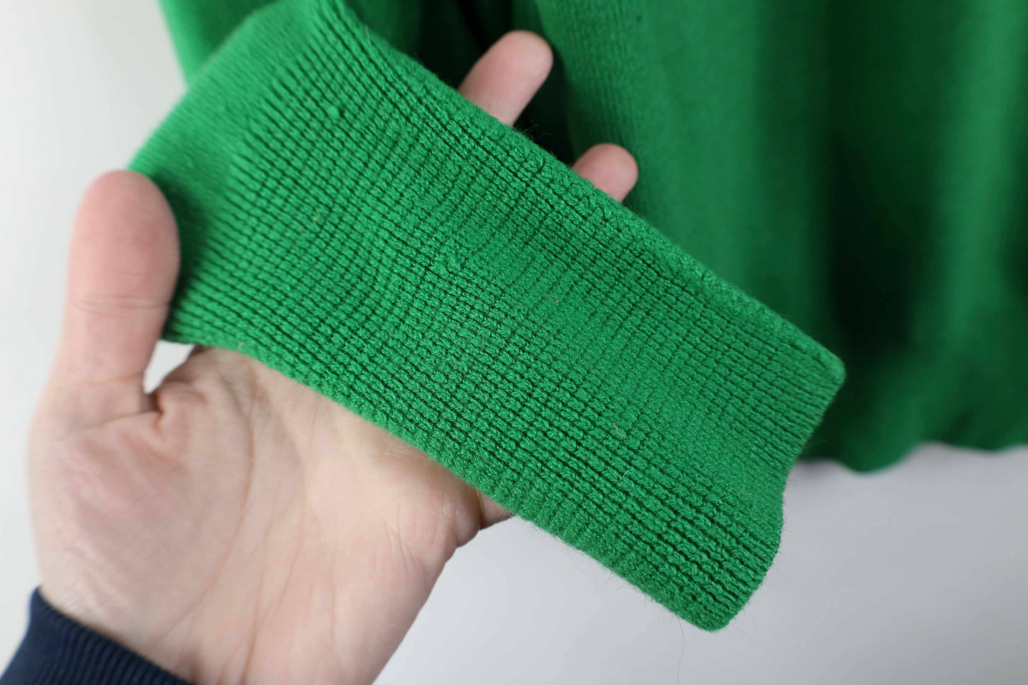 Vintage Vintage 70s Streetwear Knit The Masters Golf Sweater Green Size US L / EU 52-54 / 3 - 8 Thumbnail