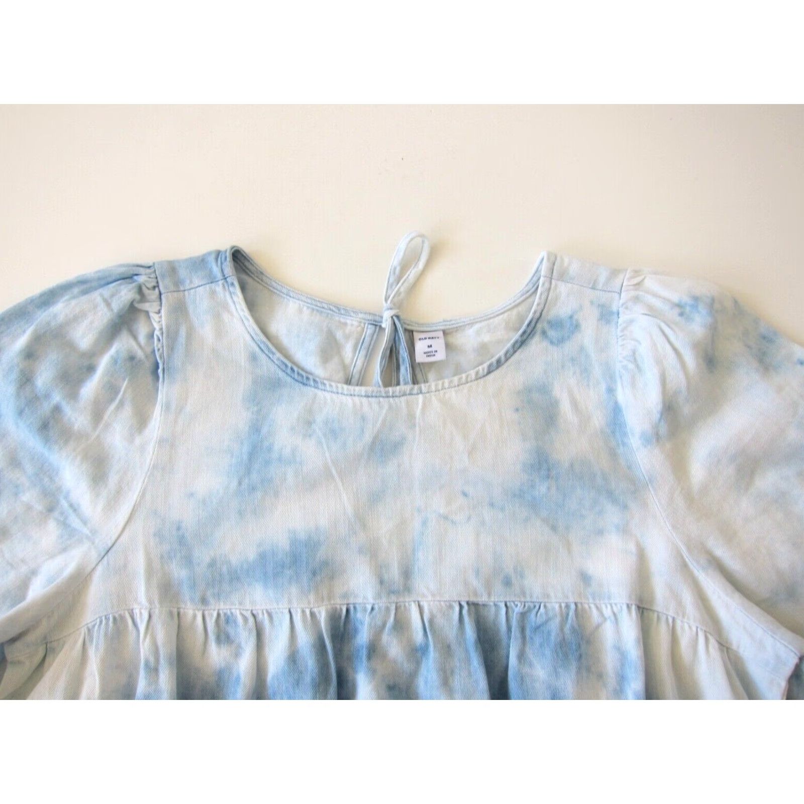 Old Navy Old Navy 100% Cotton Blue Denim Tunic Blouse Women Medium Denim? Size M / US 6-8 / IT 42-44 - 3 Thumbnail