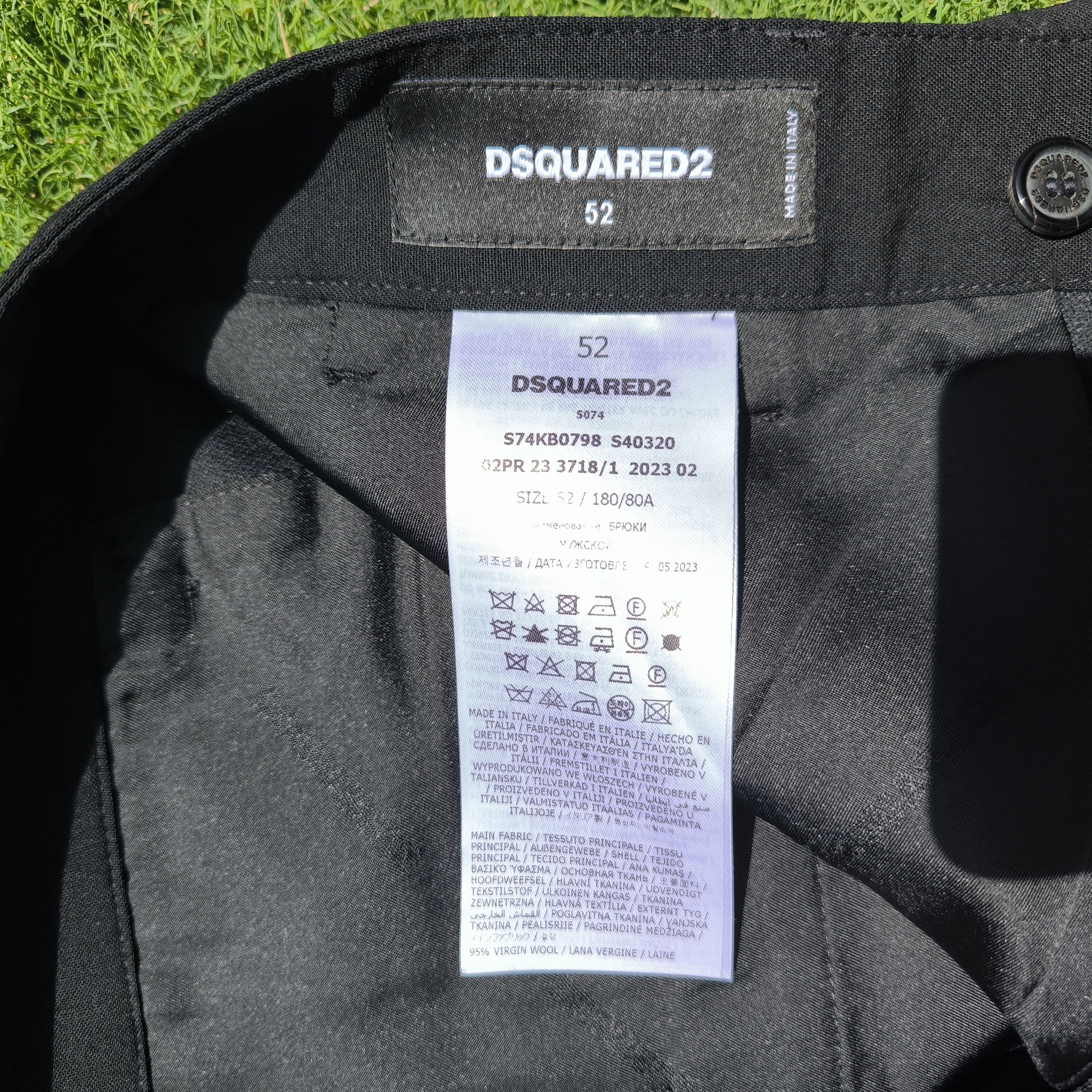 Dsquared2 Dsquared2 Virgin Wool Zip-Cargo Trousers (SS23) Size US 36 / EU 52 - 3 Thumbnail