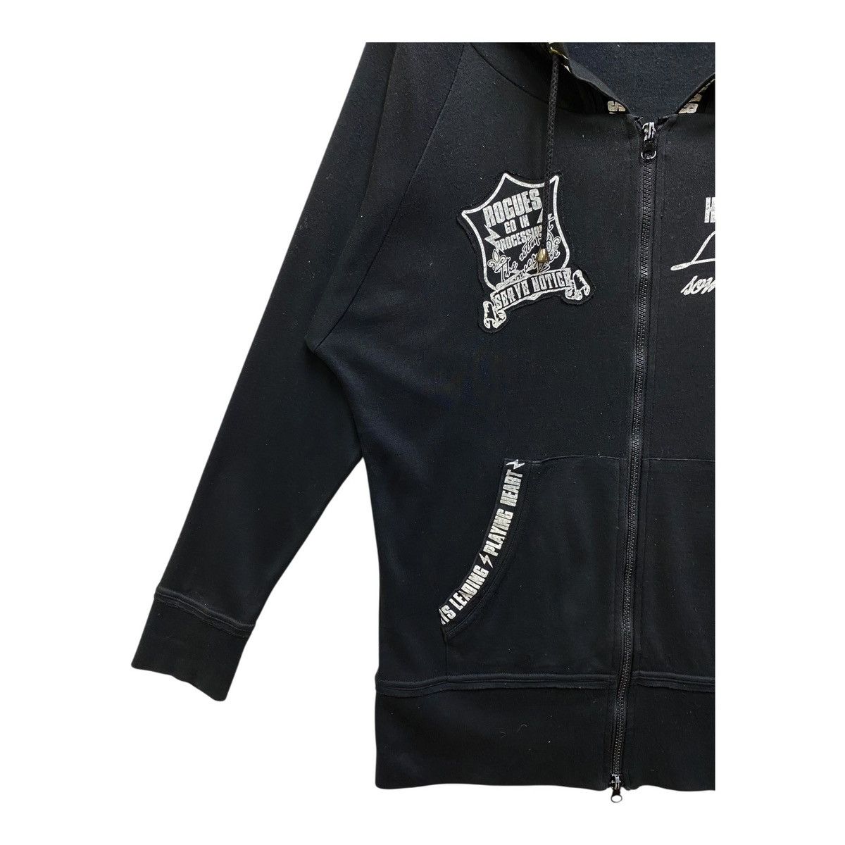 Japanese Brand Ghost Of Harlem Women Hoodie Light Cotton Full Zip Size L Size L / US 10 / IT 46 - 4 Thumbnail