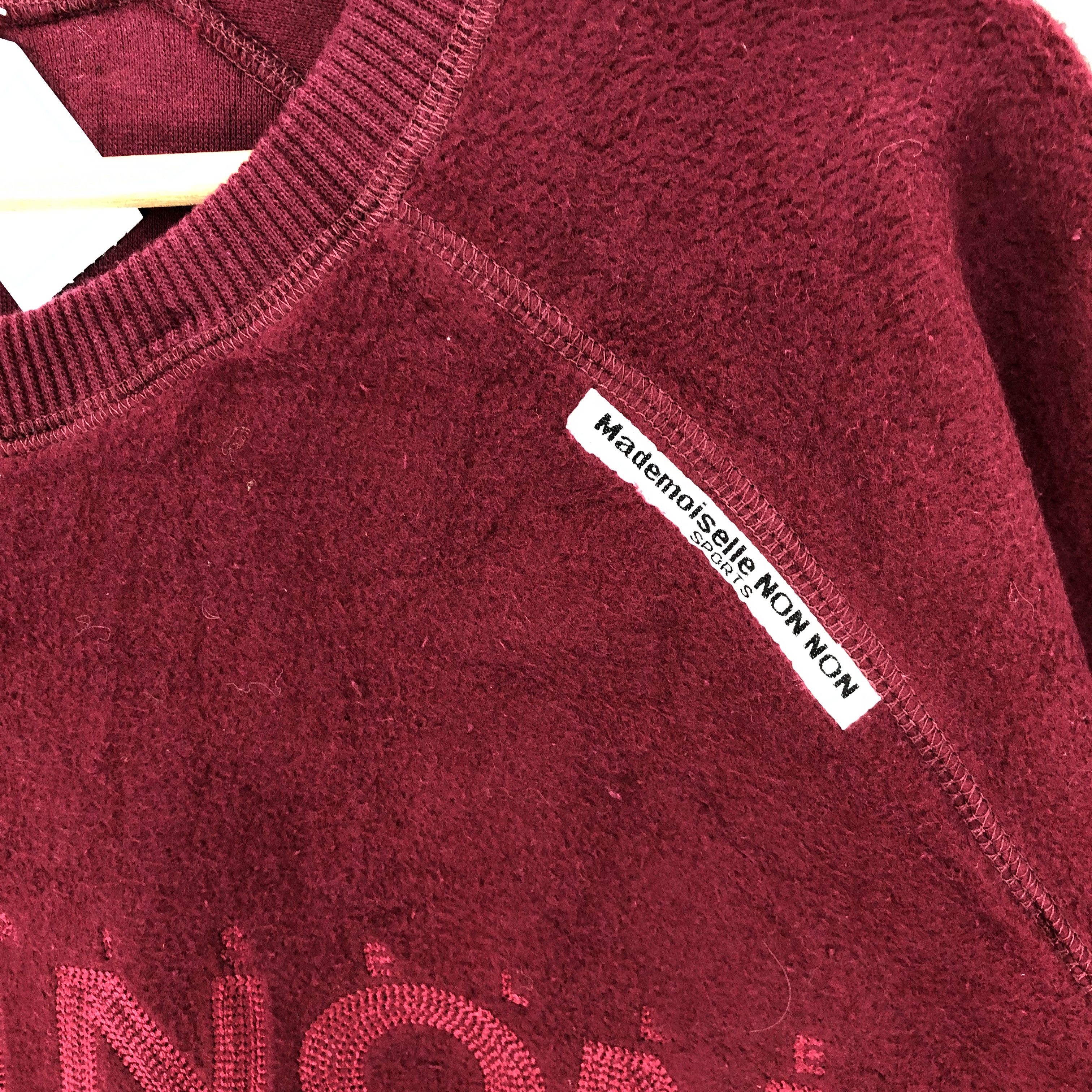 Japanese Brand Vintage Mademoiselle Non Non Sweatshirt Japanese Sweater Size US XL / EU 56 / 4 - 7 Thumbnail