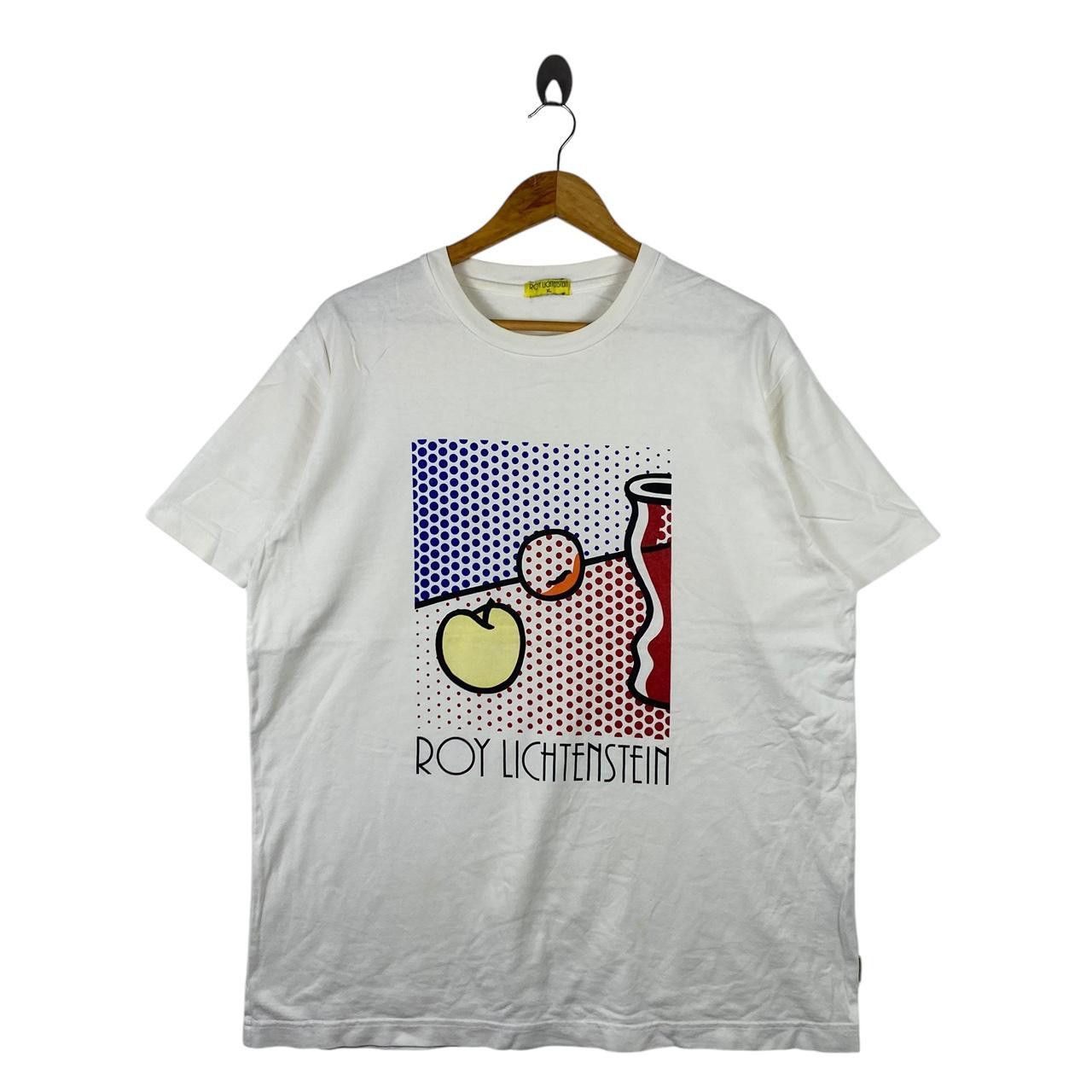 Uniqlo Vintage ROY LICHTENSTEIN Apple And Vase Pop Art Tee Shirt Size US XL / EU 56 / 4 - 1 Thumbnail