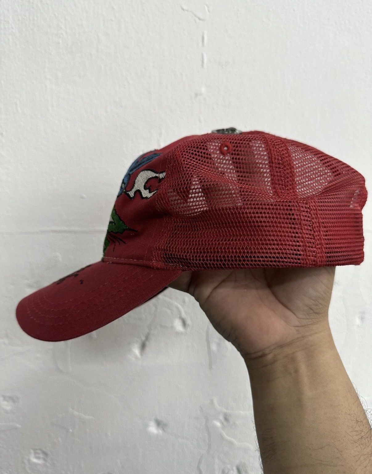 Ed Hardy VTG Ed Hardy Embroid Trucker Hat Size ONE SIZE - 3 Thumbnail