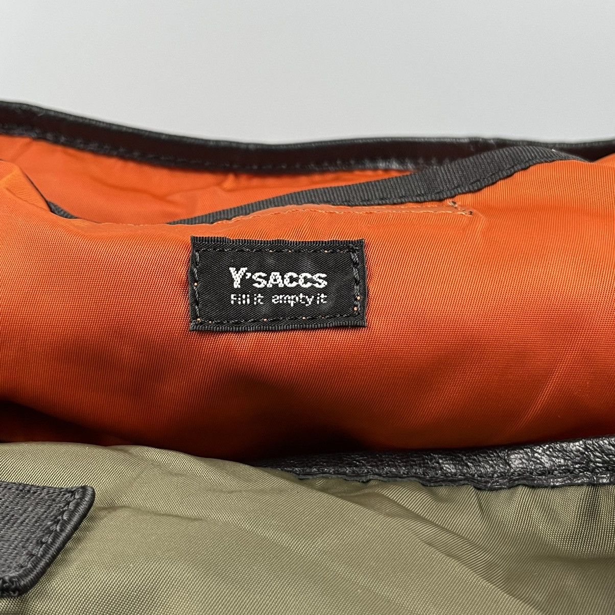 Yohji Yamamoto Y’saccs - Tanker Backpack Nylon Leather Size ONE SIZE - 11 Thumbnail