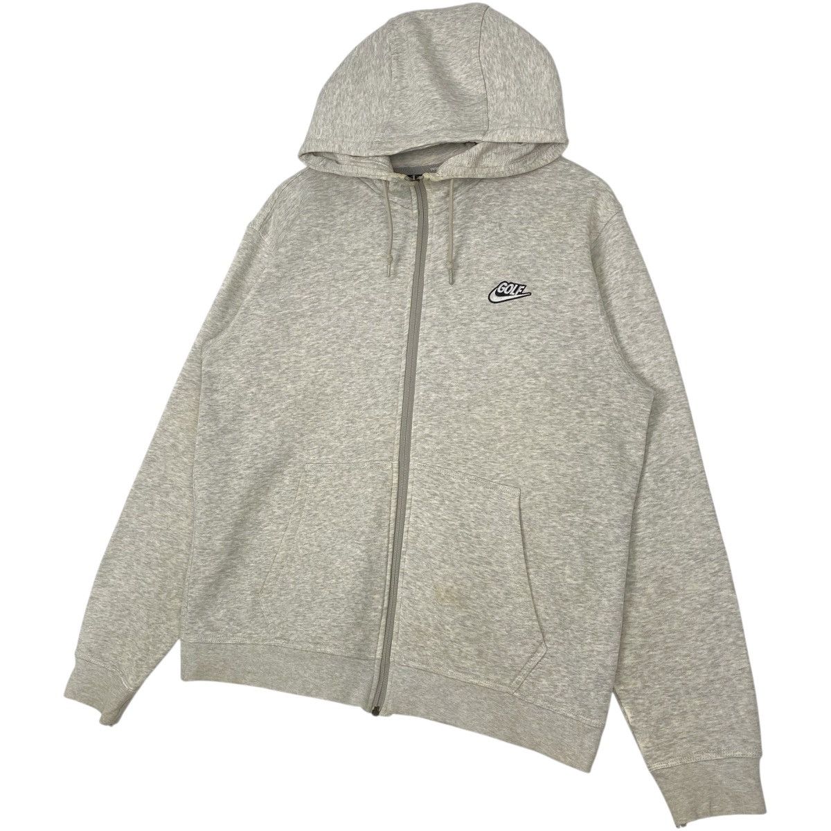 Vintage Vintage Nike Golf Full Zip Hoodie Sweater Gray Size M Size US M / EU 48-50 / 2 - 2 Thumbnail