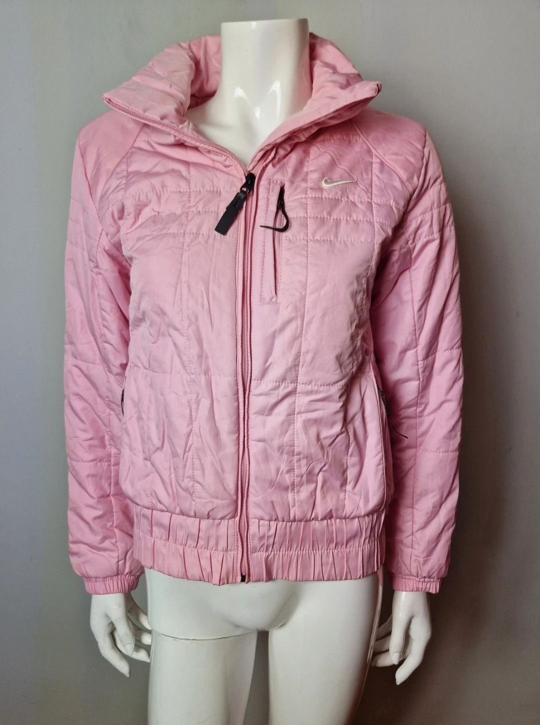 Nike Nike vintage pink puffer bomber jacket y2k 2000s Size S / US 4 / IT 40 - 4 Thumbnail