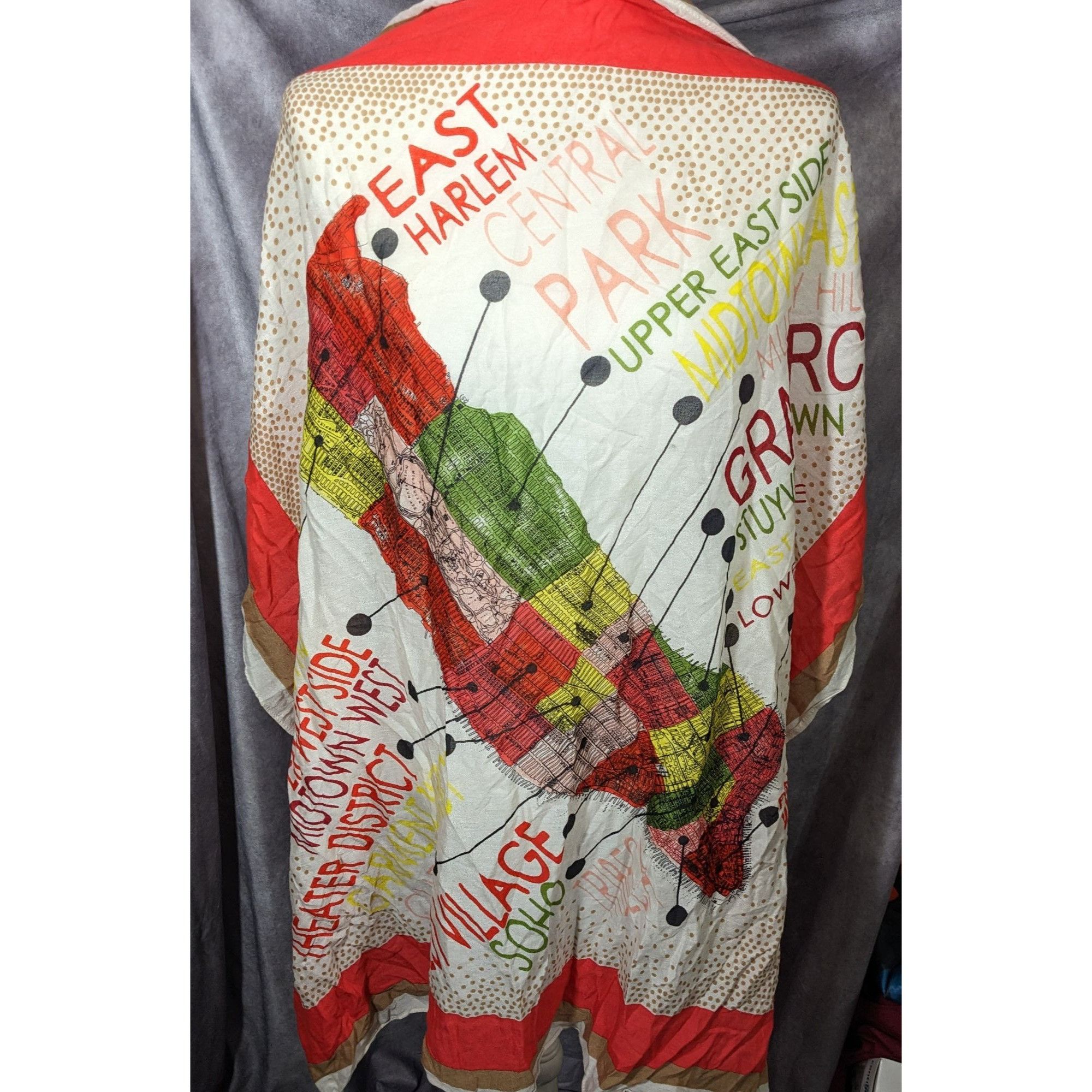 Madewell Madewell New York Map Printed Scarf/Shawl Size ONE SIZE - 8 Thumbnail