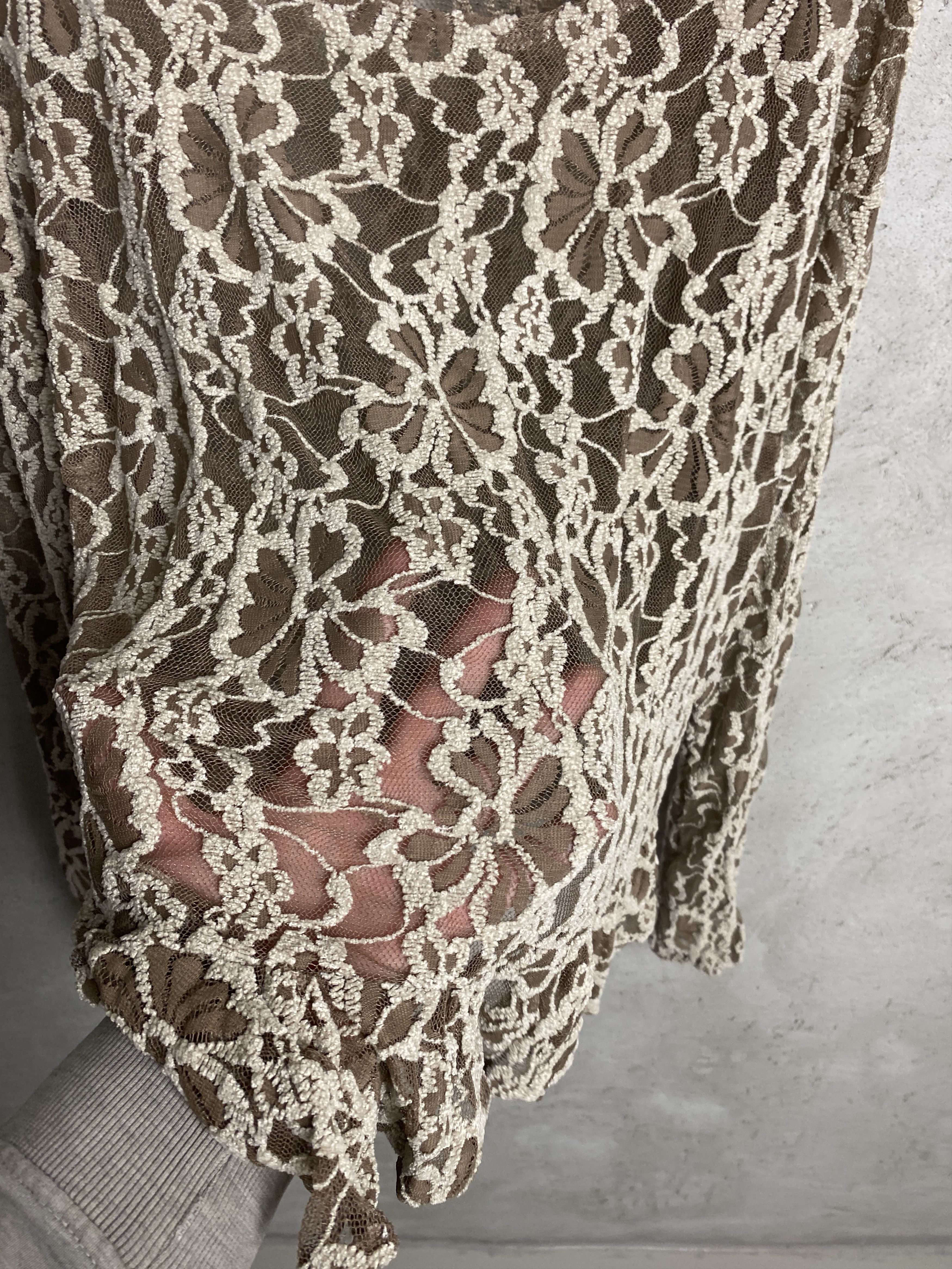 Ganni Ganni Pin up Lace long sleeve mesh Size XL / US 12-14 / IT 48-50 - 3 Thumbnail