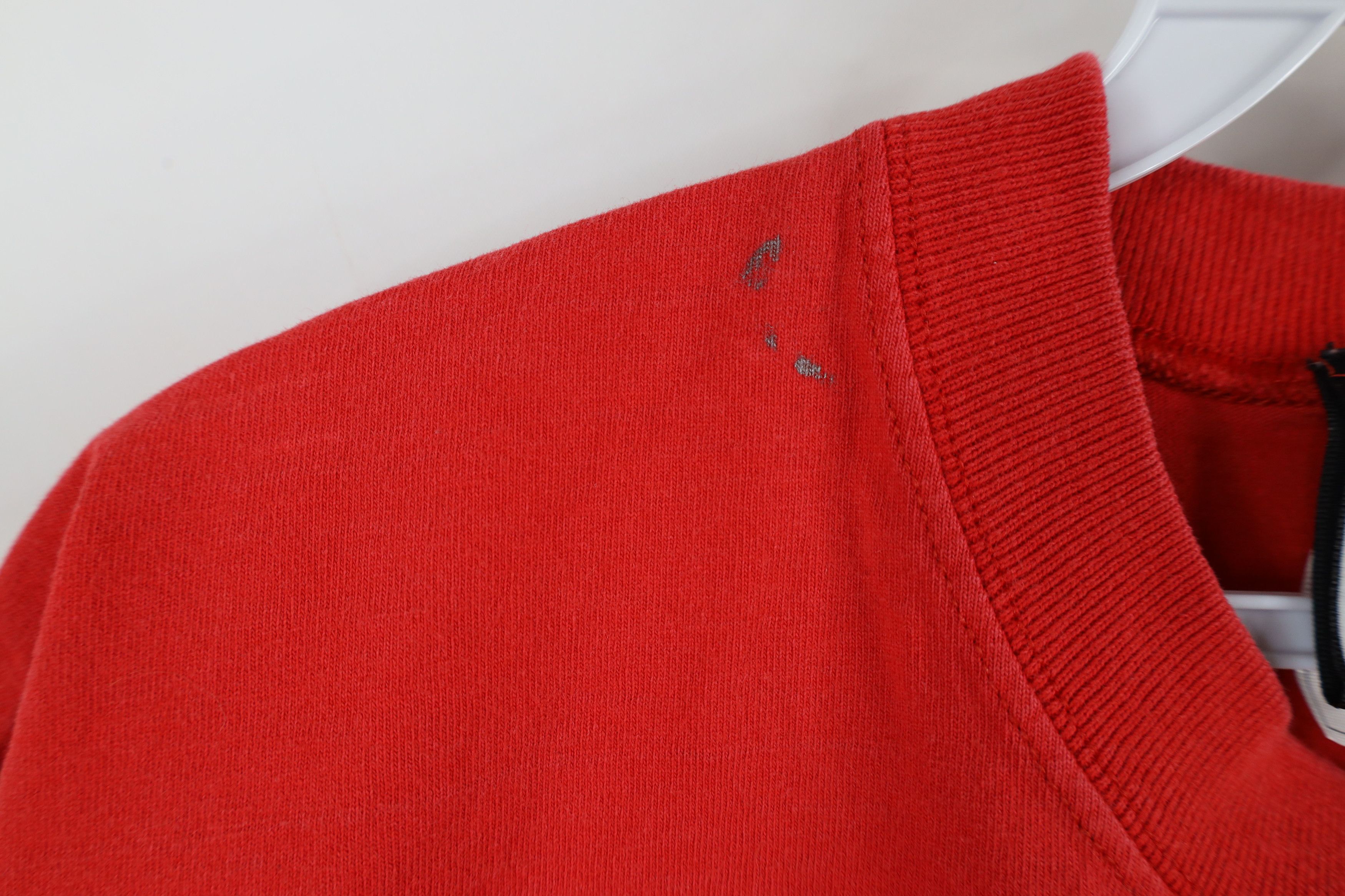 Vintage Vintage 90s Ohio State University Football T-Shirt Red Size US L / EU 52-54 / 3 - 7 Thumbnail