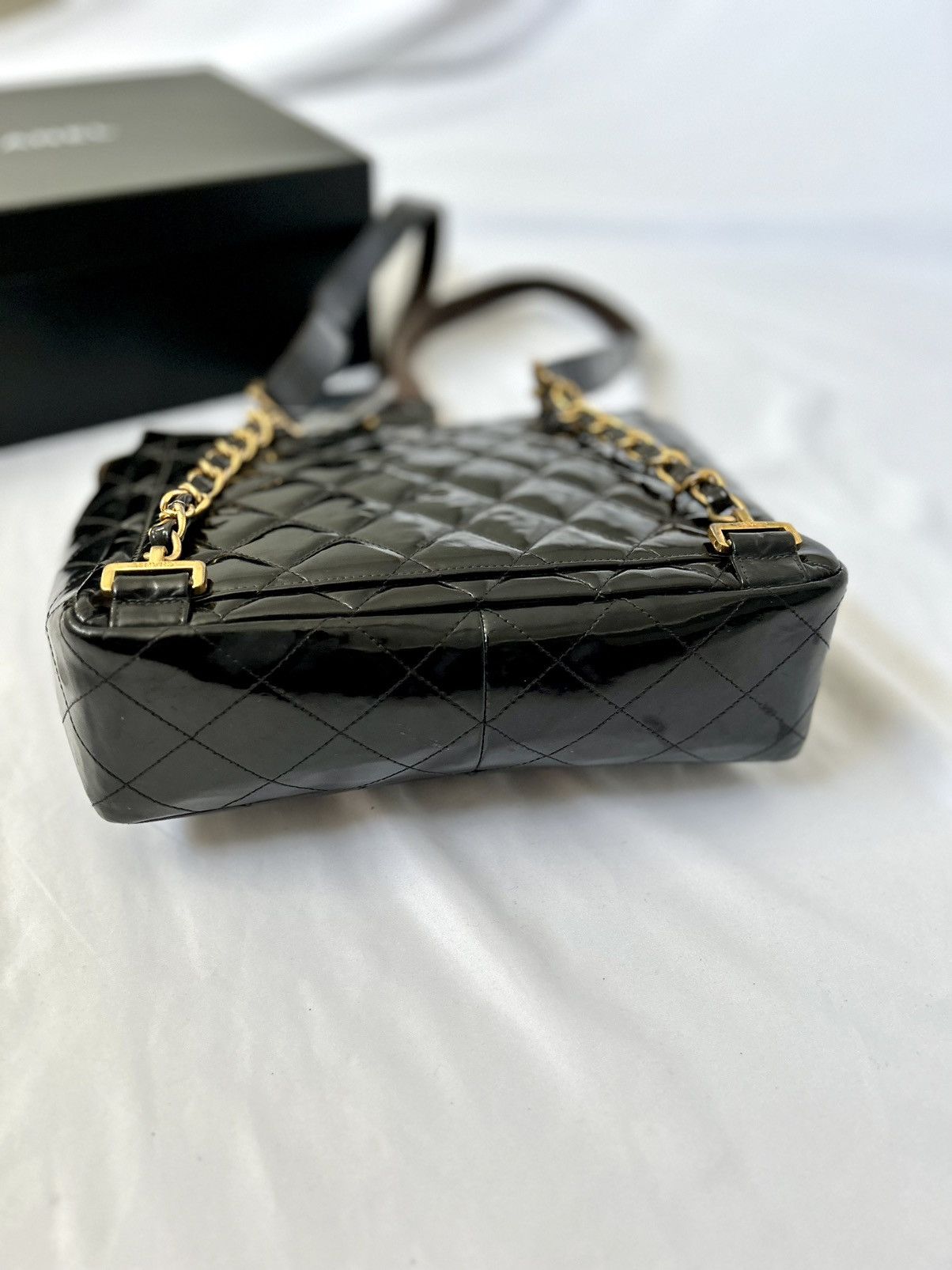 Chanel Chanel Patent Leather Backpack Size ONE SIZE - 13 Thumbnail