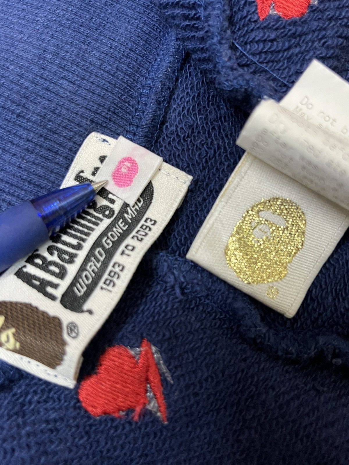 Bape SICK🔥BATHING APE BAPE EMBROIDERY LOGO SAMPLE HAREM PANT Size 34" / US 12 / IT 48 - 11 Thumbnail