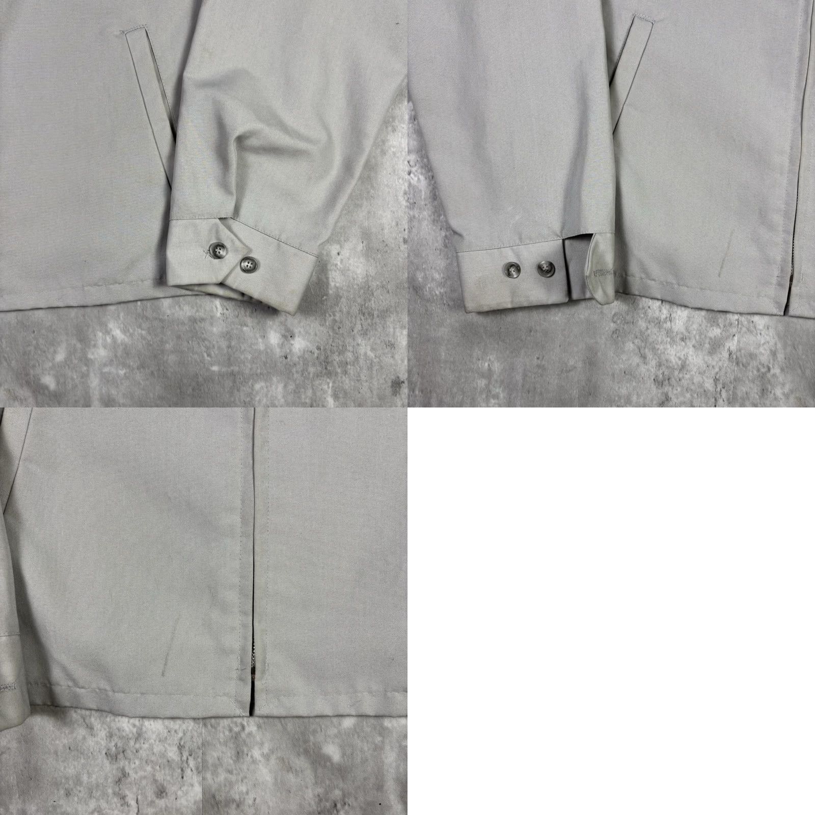 Vintage VINTAGE Flight Windbreaker Collared Bomber Jacket Full Zip West Point Adult Large 90s Mens Gray Polyester Knit 90s Pattern Solid Logo Front Zip Jacket Size US L / EU 52-54 / 3 - 8 Thumbnail