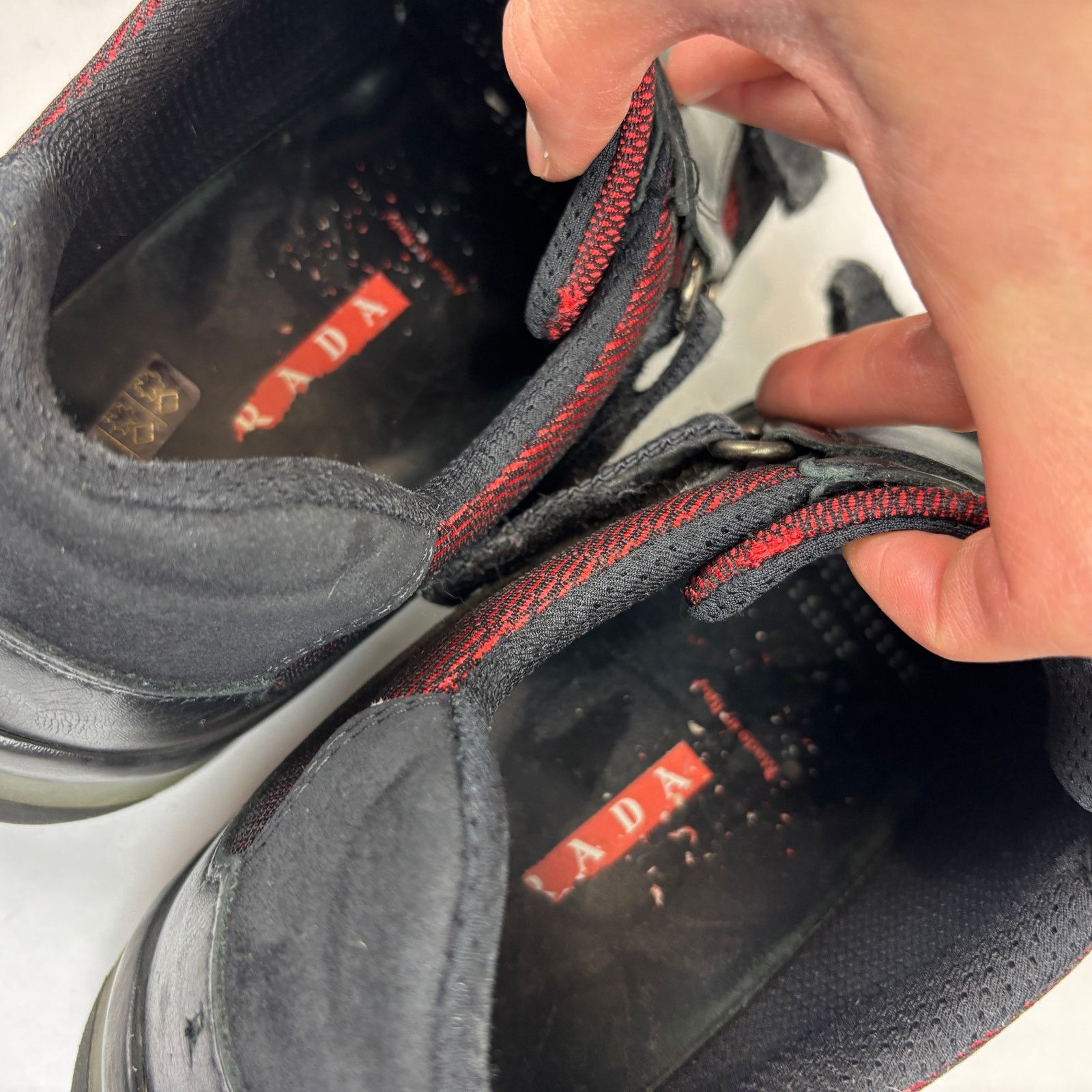Prada Prada Leather Mesh Suede Strap Trainers SneakersMen's 7 Size US 7 / EU 40 - 9 Thumbnail