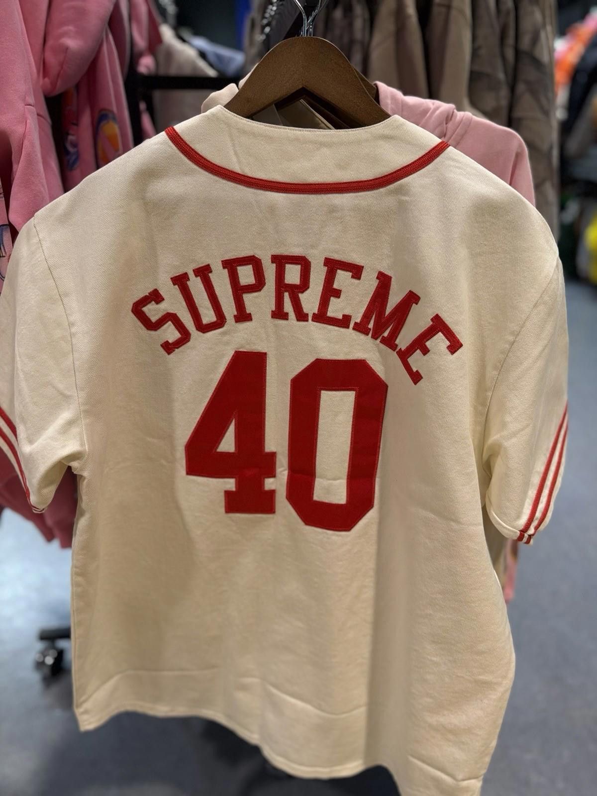 Supreme Supreme 40 Acres Twill Baseball Jersey L Brand New Large Size US L / EU 52-54 / 3 - 7 Thumbnail