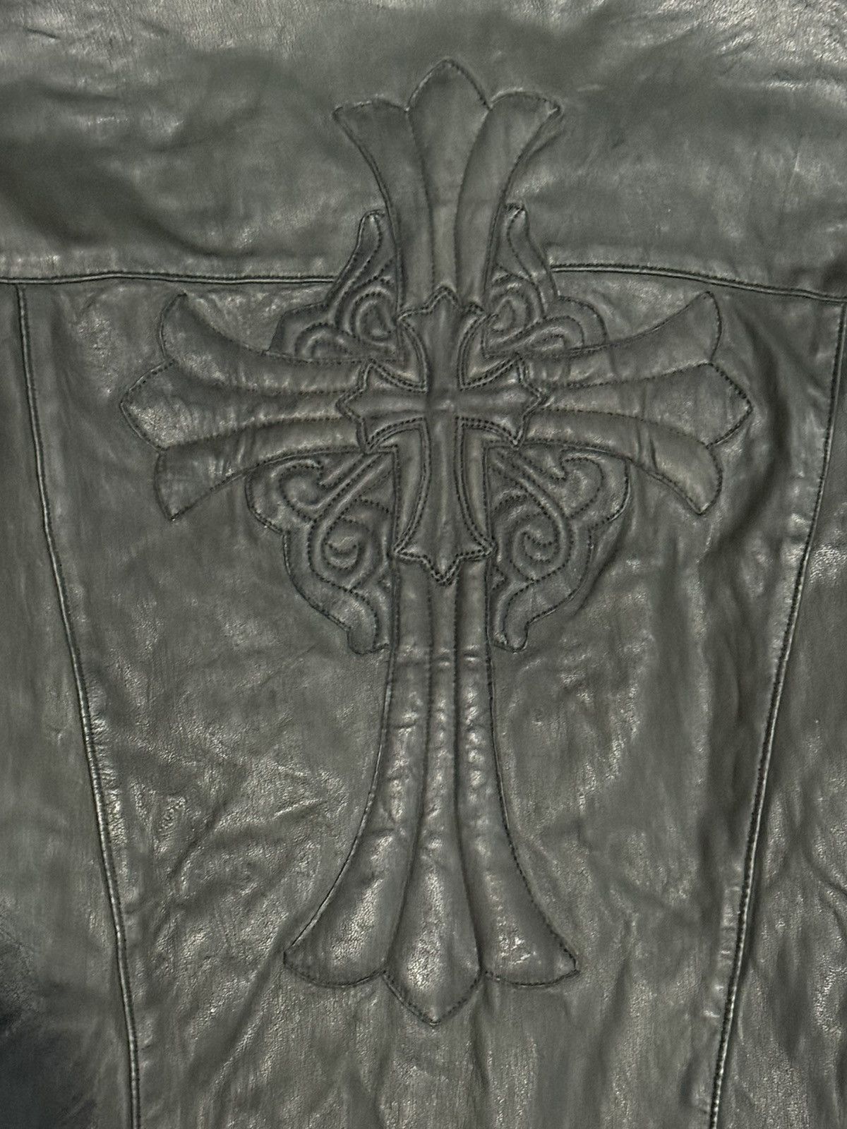 Chrome Hearts 1of1 Chrome Hearts - Hermes Lining - Death or Glory Jacket Size US S / EU 44-46 / 1 - 9 Thumbnail