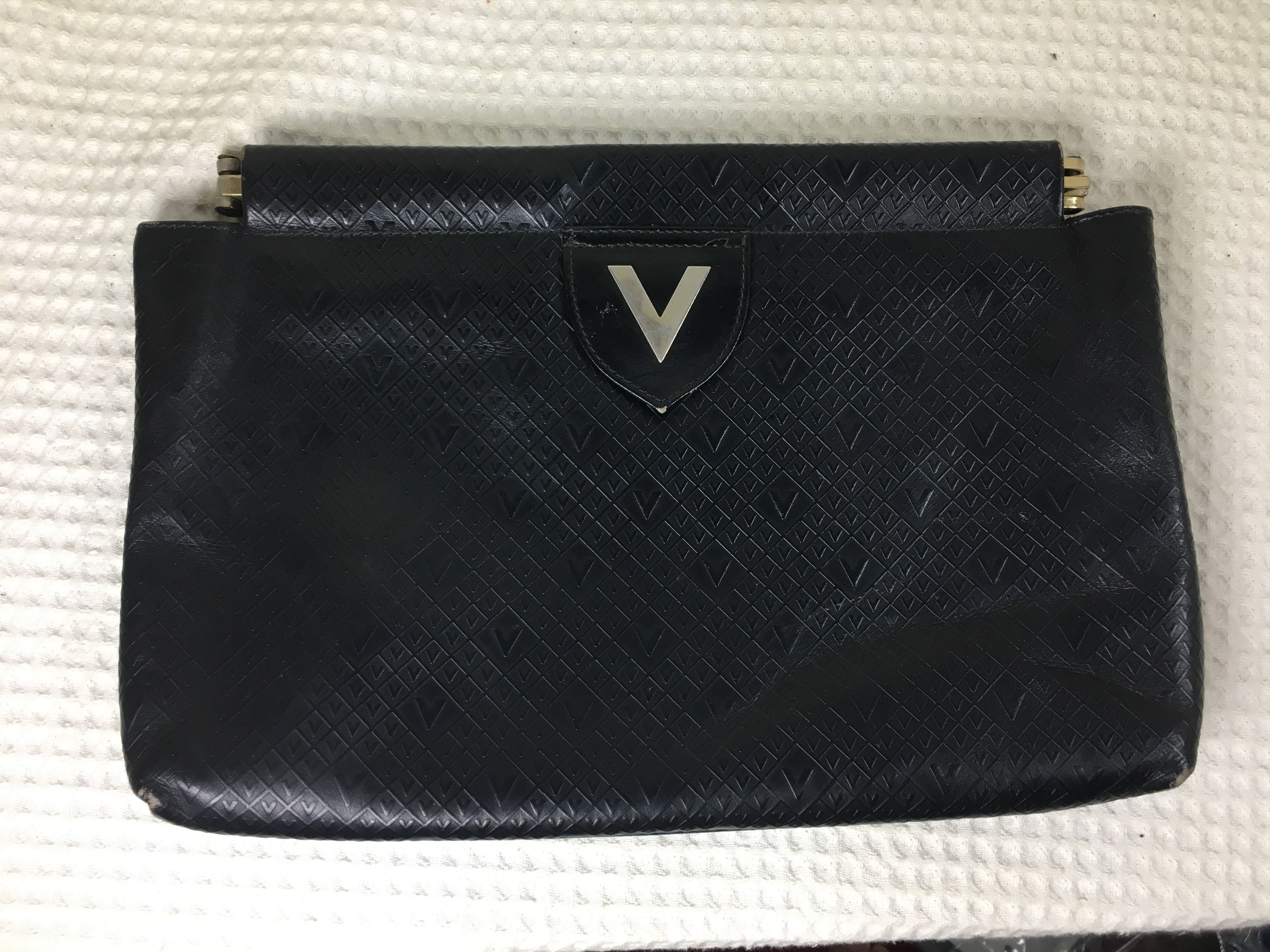 Mario Valentino × Vintage Mario Valentino Clutch Bag Size ONE SIZE - 1 Thumbnail