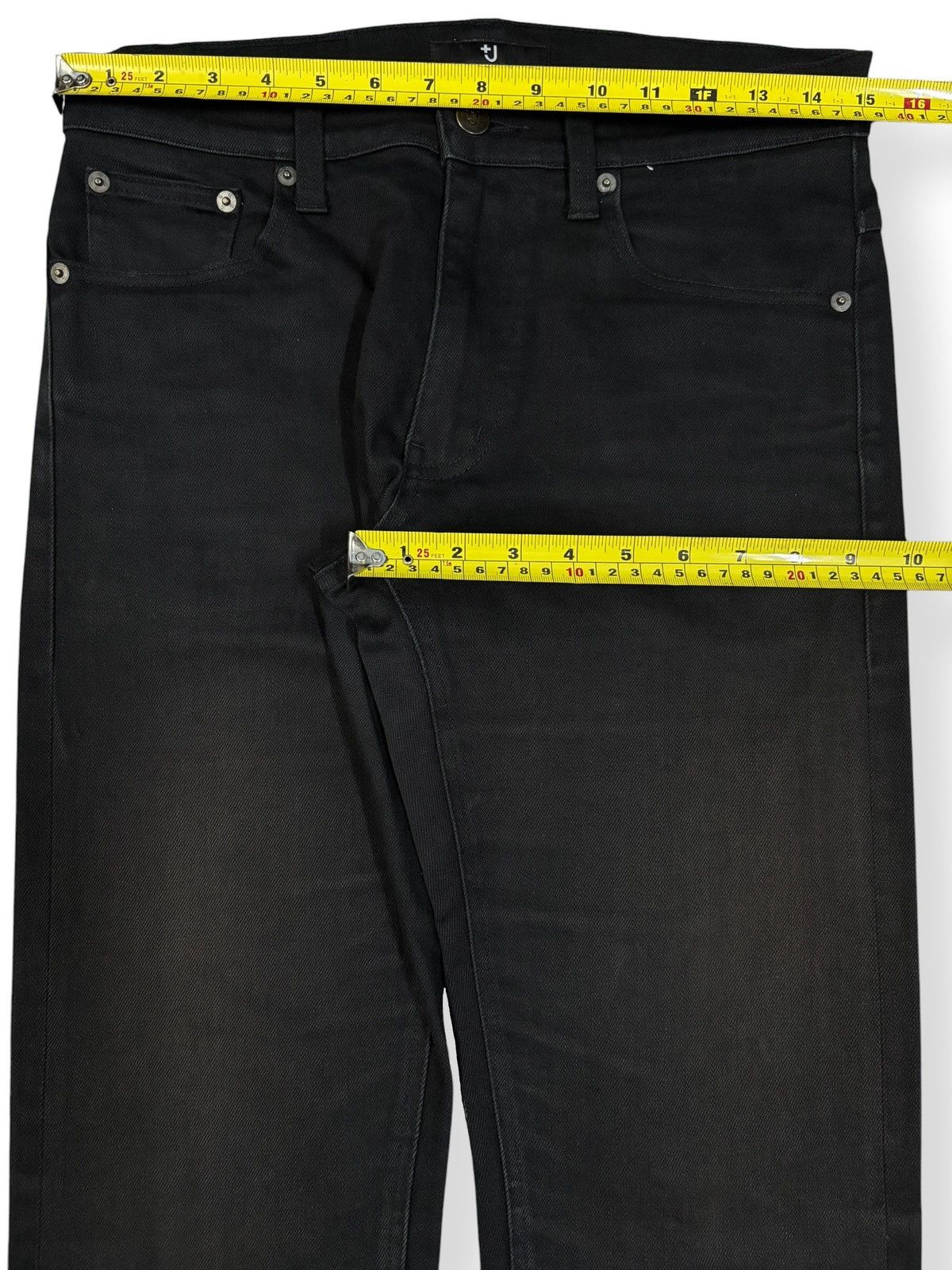 Jil Sander × Uniqlo Jil Sander x Uniqlo Selvedge Black Denim Jeans Size US 30 / EU 46 - 15 Thumbnail