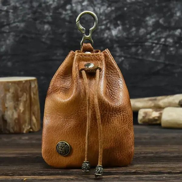 Japanese Brand × Leather Genuine Leather Coin Bag Size ONE SIZE - 2 Thumbnail
