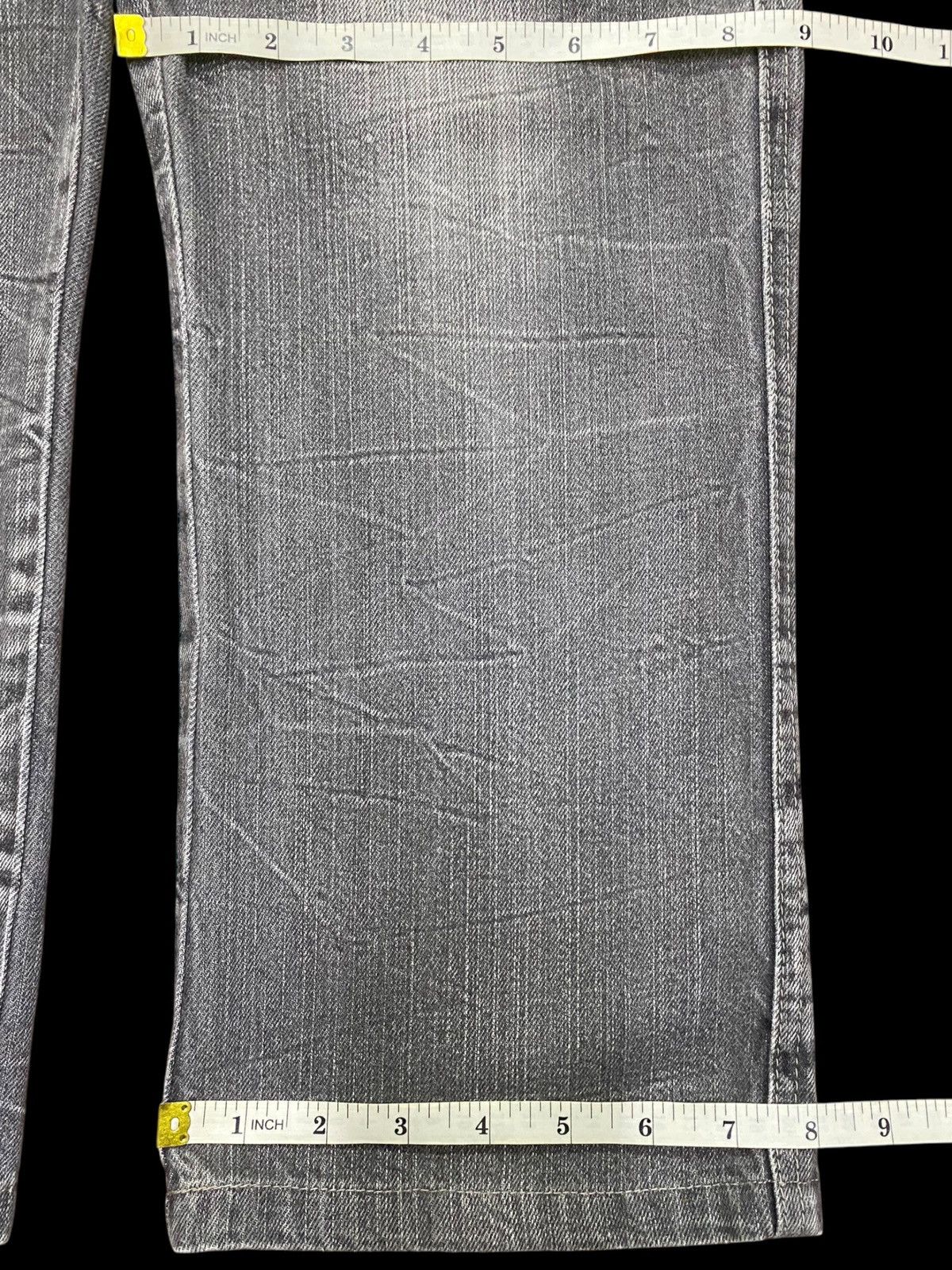 Japanese Brand Vintage Japan Brand Dominate Skull Bones Faded Loose Jeans Size US 32 / EU 48 - 16 Thumbnail