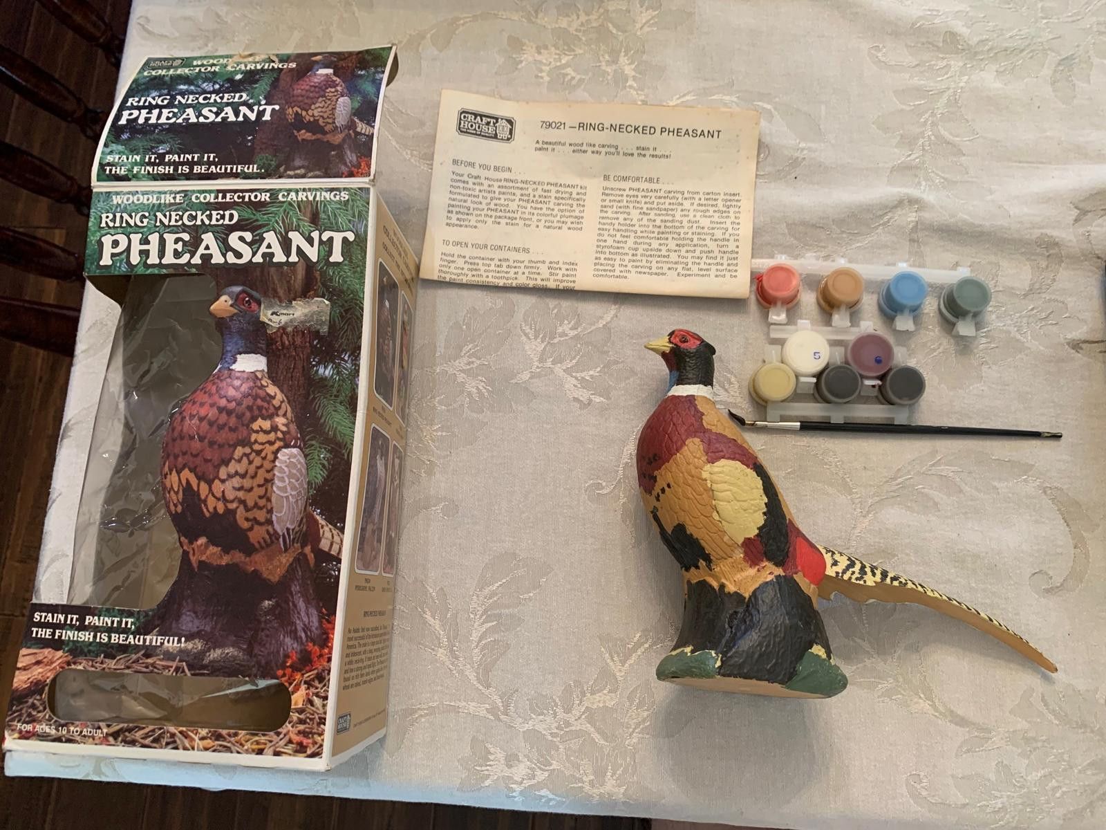 Other Woodlike Collector Carvings, Ring Necked Pheasant Size ONE SIZE - 4 Thumbnail