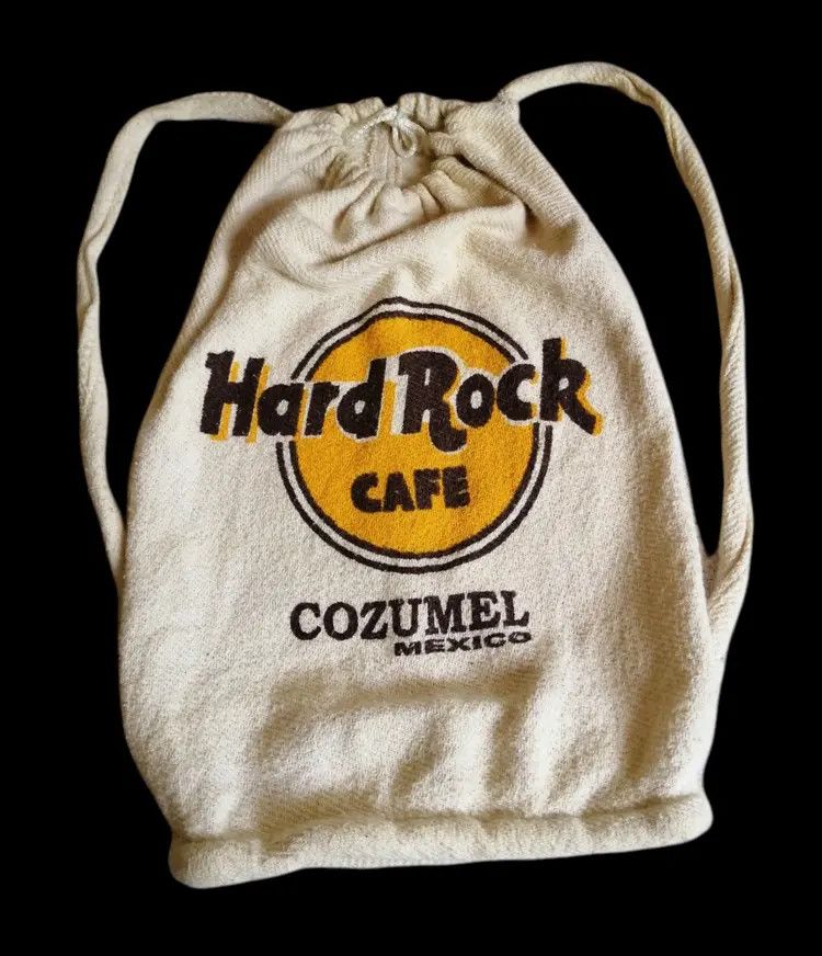 Hard Rock Cafe Vintage Hard Rock Cafe Mexico Burlap Bag Size ONE SIZE - 2 Thumbnail