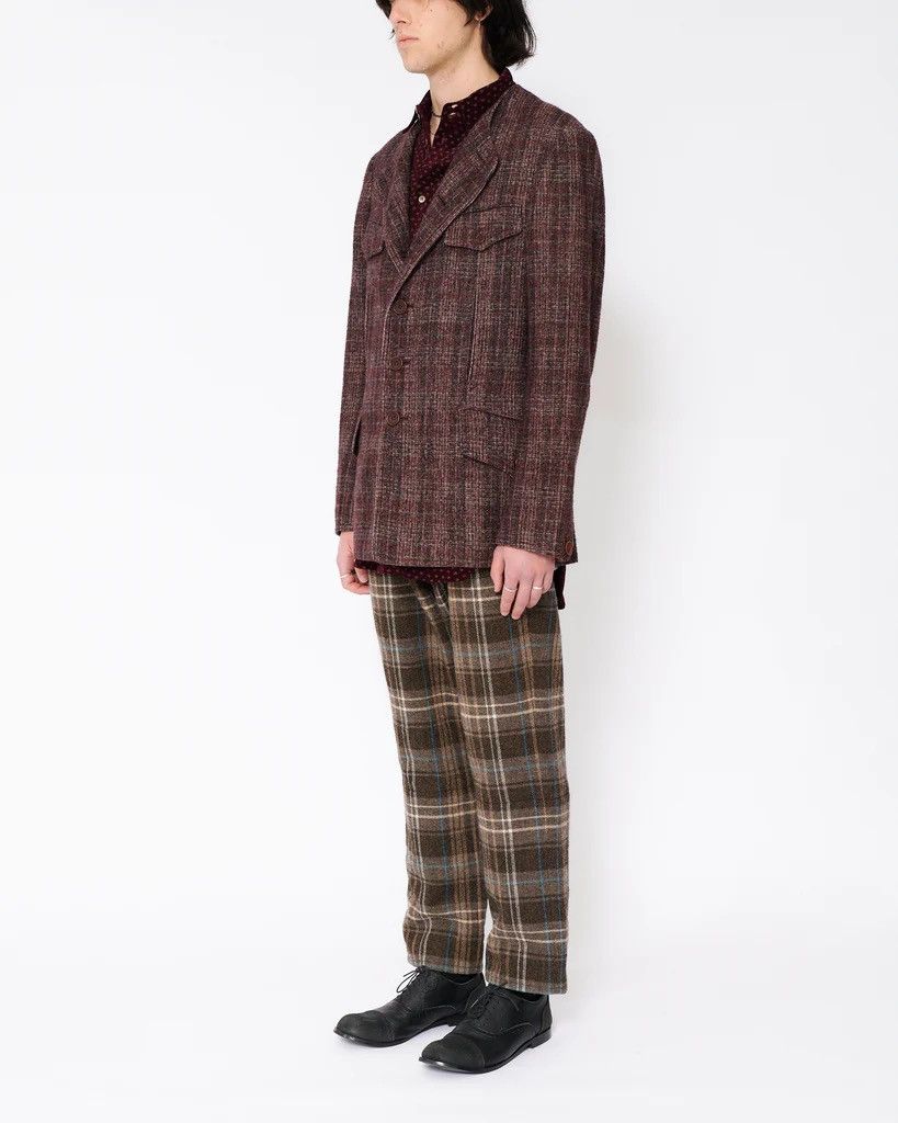 Yohji Yamamoto AW2004 Yohji Yamamoto Pour Homme Lumberjack Wool Pants Size US 31 - 2 Thumbnail