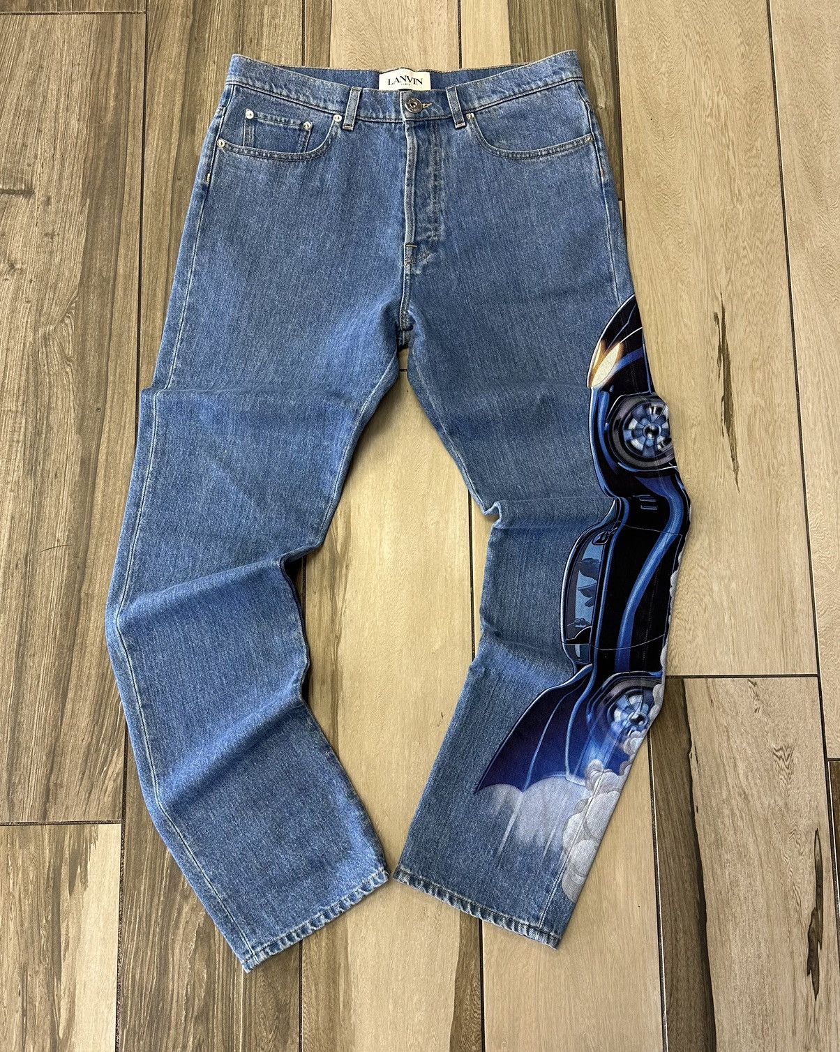 Lanvin Lavin X DC COMICS Batmobile jeans Size US 32 / EU 48 - 1 Thumbnail
