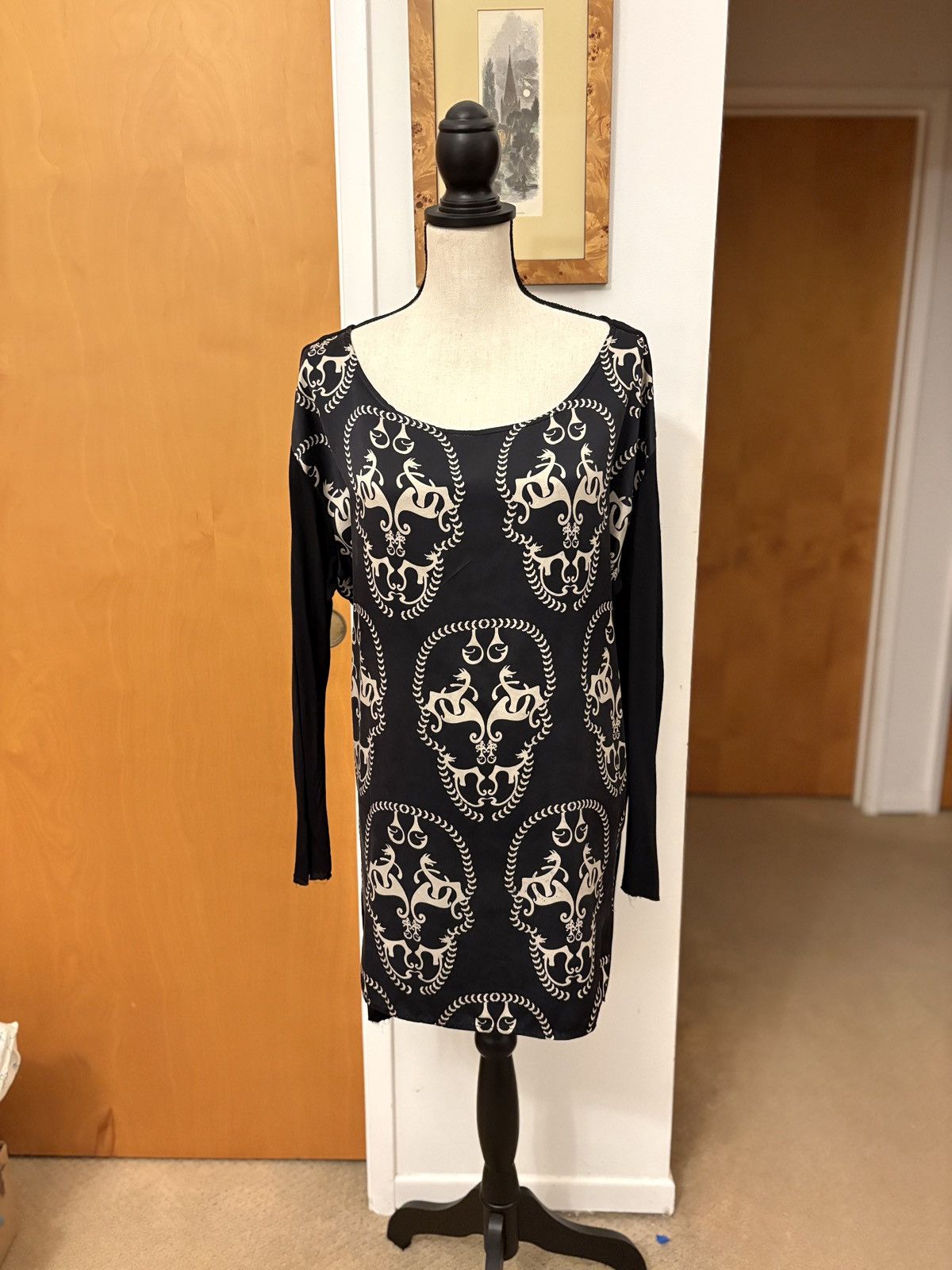 Thomas Wylde Thomas Wylde Silk Skull Tunic/ Top/Mini Dress Size M / US 6-8 / IT 42-44 - 1 Thumbnail