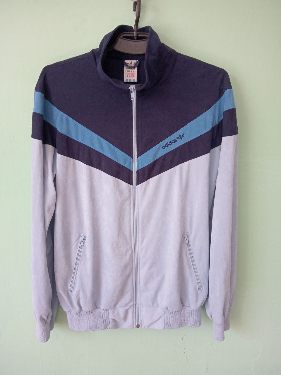 Adidas Vintage 80s Adidas West Germany Jacket Size US M / EU 48-50 / 2 - 1 Thumbnail