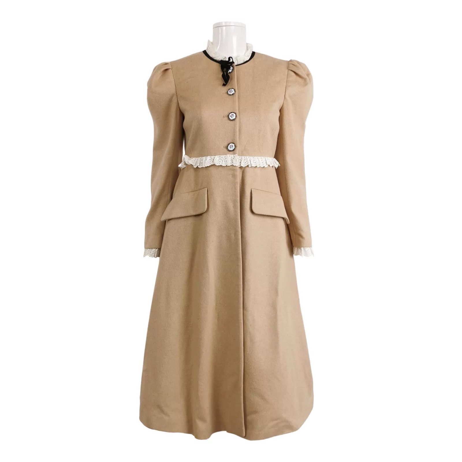 Miu Miu MIU MIU Women's Wool Blend Coat Size XS / US 0-2 / IT 36-38 - 1 Thumbnail