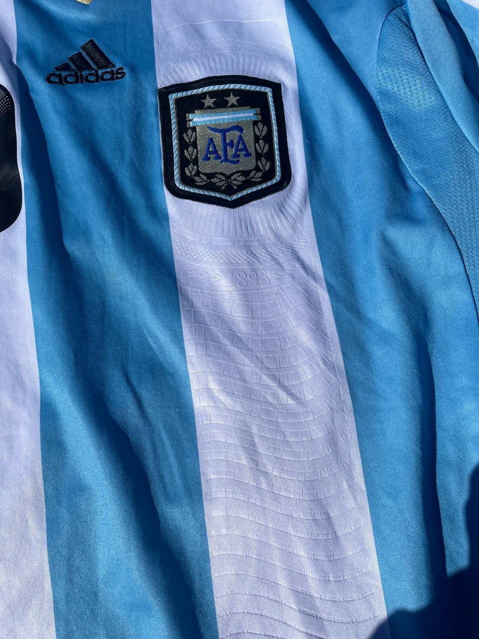 Adidas Adidas Argentina Soccer Jersey 2010 World Cup (Fan Replica) Size US L / EU 52-54 / 3 - 6 Thumbnail