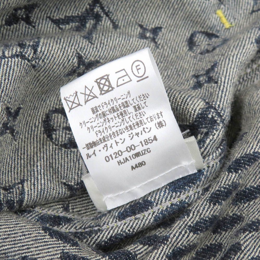 Louis Vuitton Louis Vuitton Giant Damier Monogram Denim Jacket Size US S / EU 44-46 / 1 - 9 Thumbnail