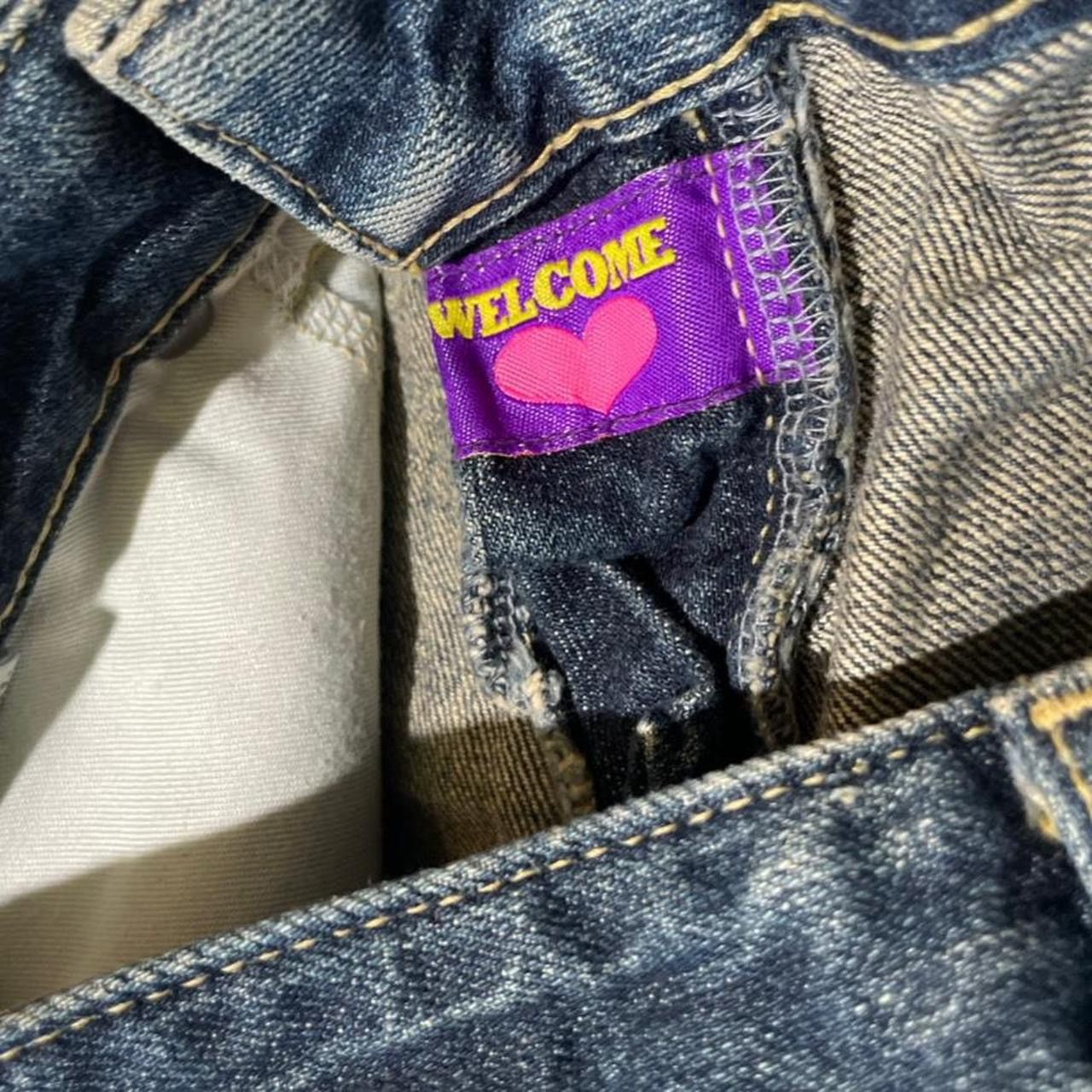 SLY Japanese SLY purple tag Low rise bootcut jeans with a unique Size 28" / US 6 / IT 42 - 6 Thumbnail