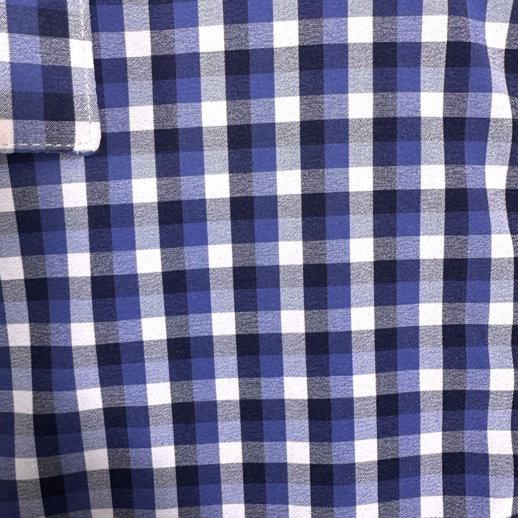 Mizzen+Main Mizzen+Main Dress Shirt Men XL Trim Fit Gingham Check Performance Size 46R - 7 Thumbnail