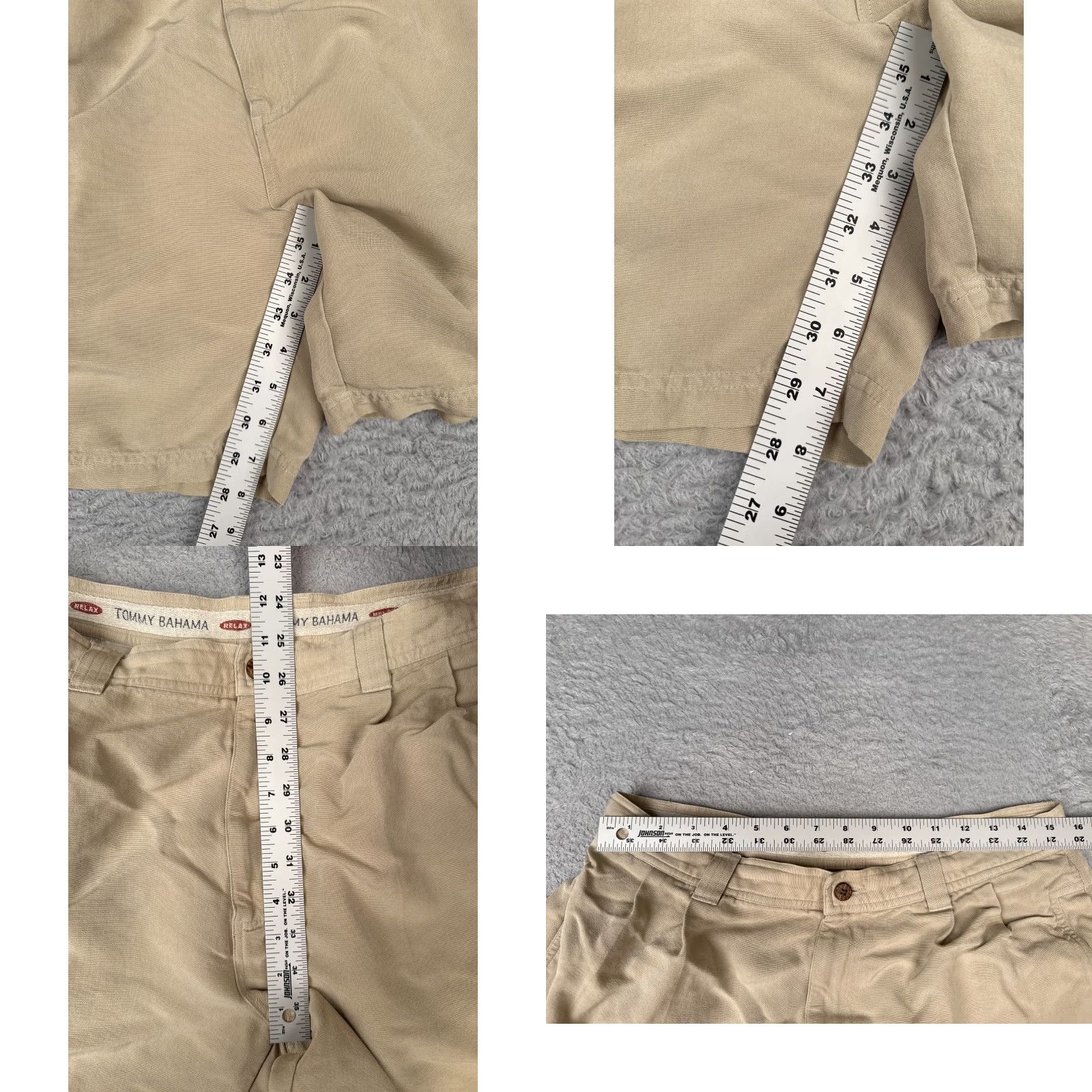 Tommy Bahama Tommy Bahama Shorts Adult 34 Beige 100% Silk Pleated Beach Vacation Resort 34x8 Size US 34 / EU 50 - 8 Thumbnail