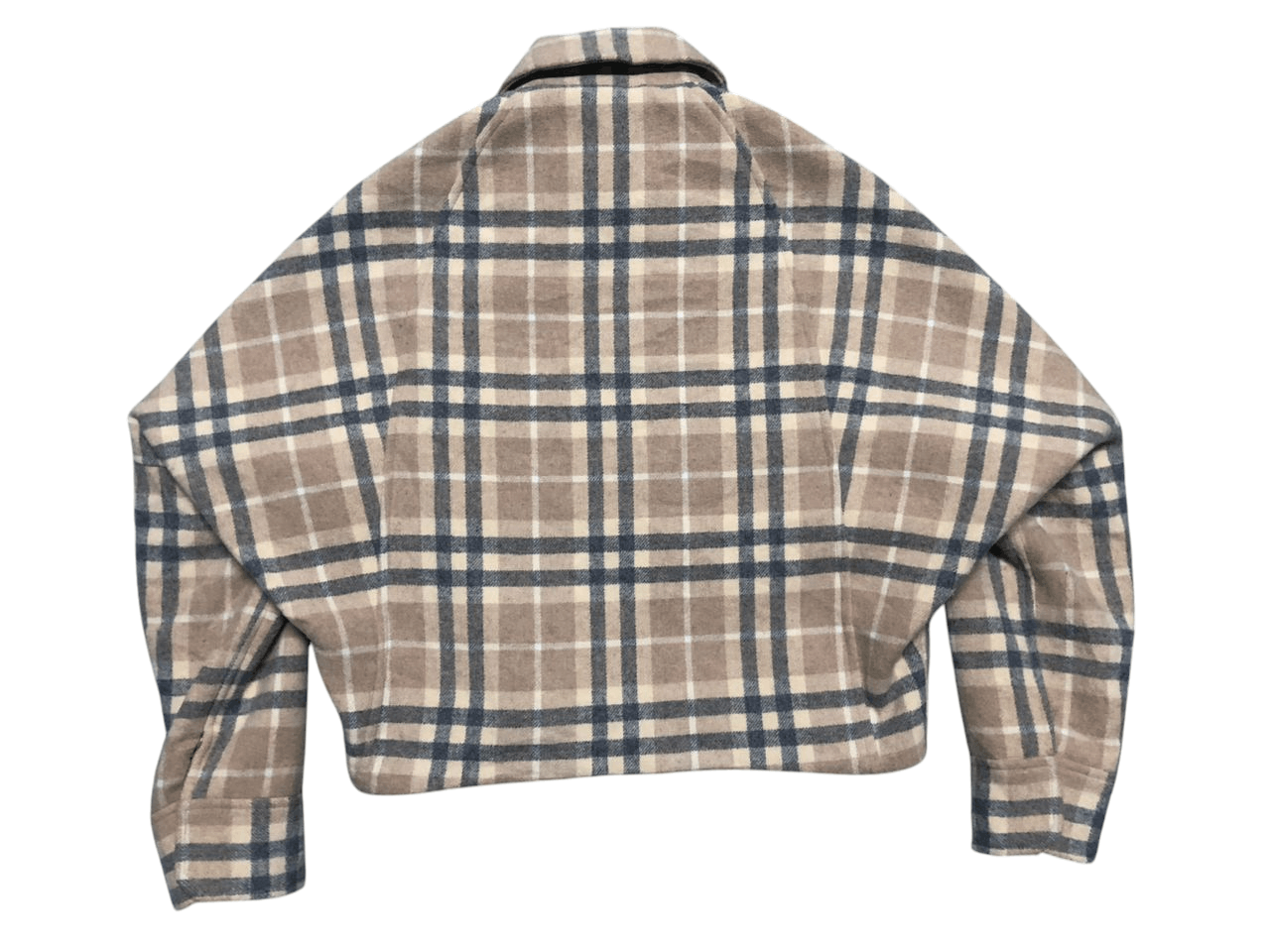 Japanese Brand × Samsoe Samsoe Samsoe Samsoe Plaid Wool Cropped Jacket Size XS / US 0-2 / IT 36-38 - 2 Thumbnail