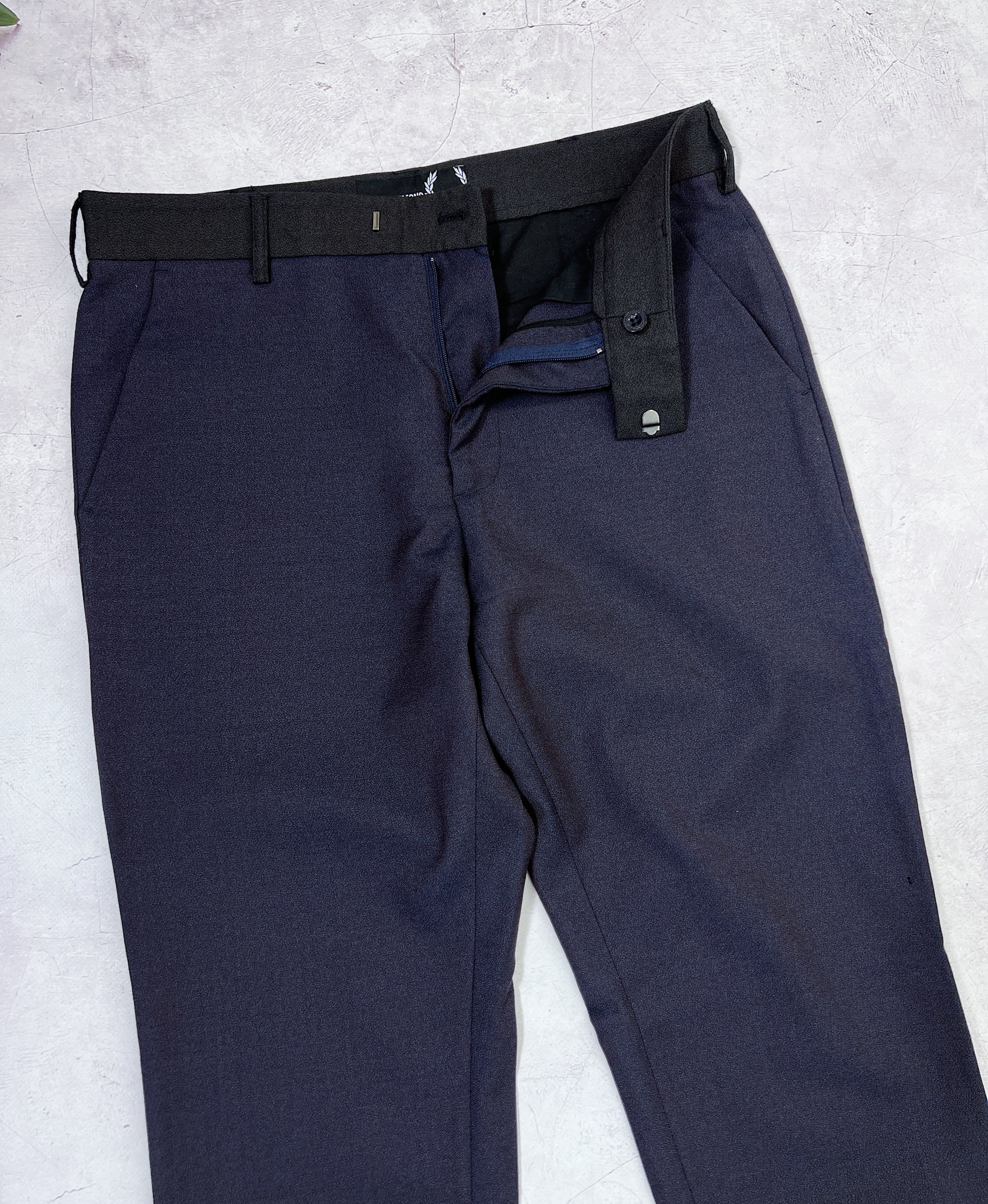 Fred Perry × Raf Simons Raf Simons x Fred Perry Chino Pants Wool Trousers Size US 30 / EU 46 - 9 Thumbnail