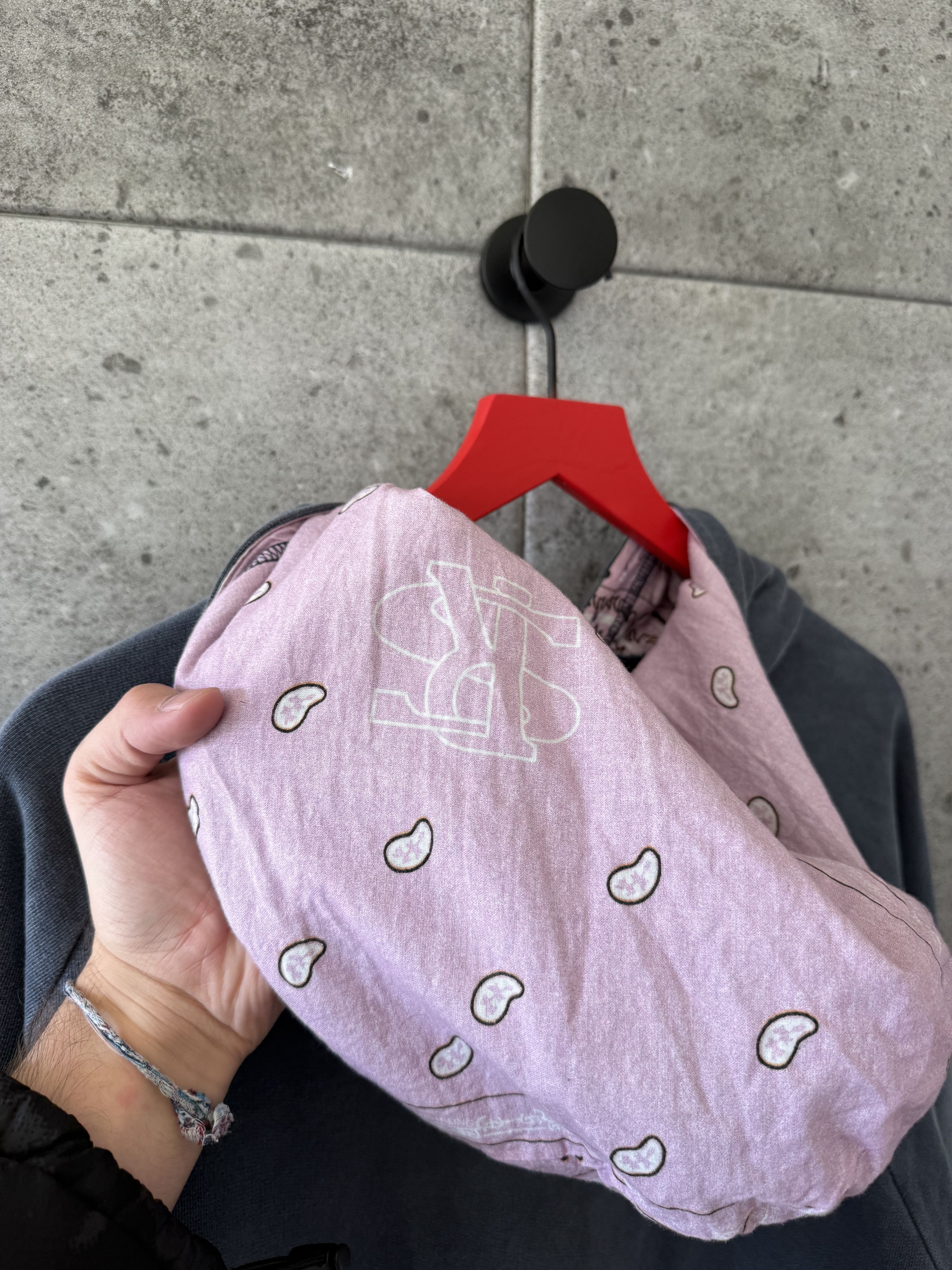 Raf Simons Raf Simons waves reverse bandana paisley hoodie AW04 Size US XL / EU 56 / 4 - 7 Thumbnail