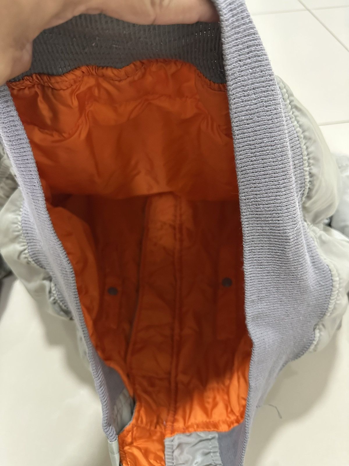 Alpha Industries × Vintage Vintage 90’s Alpha Industries MA-1 Flight Jacket Design Size US L / EU 52-54 / 3 - 10 Thumbnail