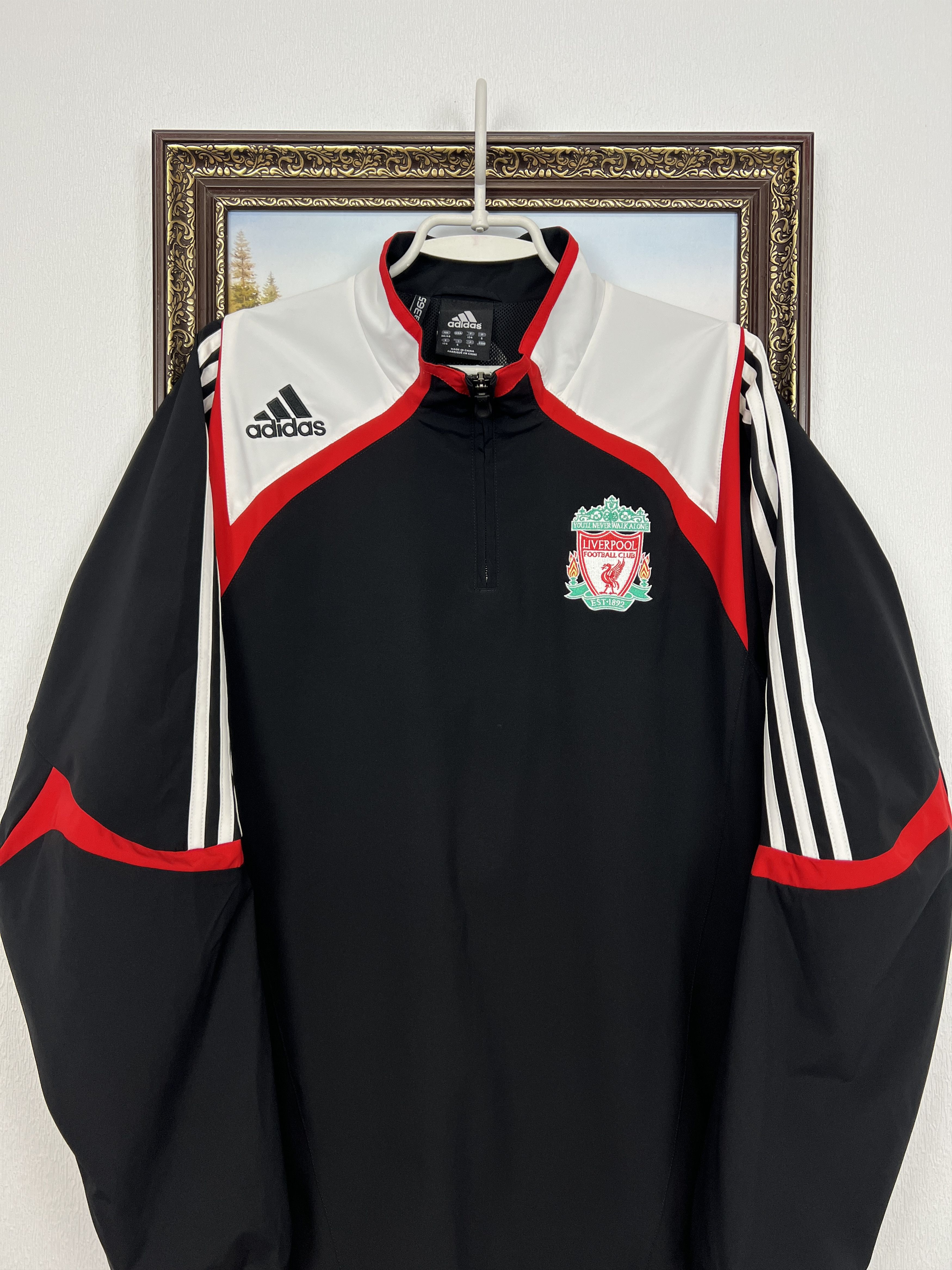Adidas Vintage Adidas Liverpool Football Jacket Soccer Track Top Size US M / EU 48-50 / 2 - 2 Thumbnail