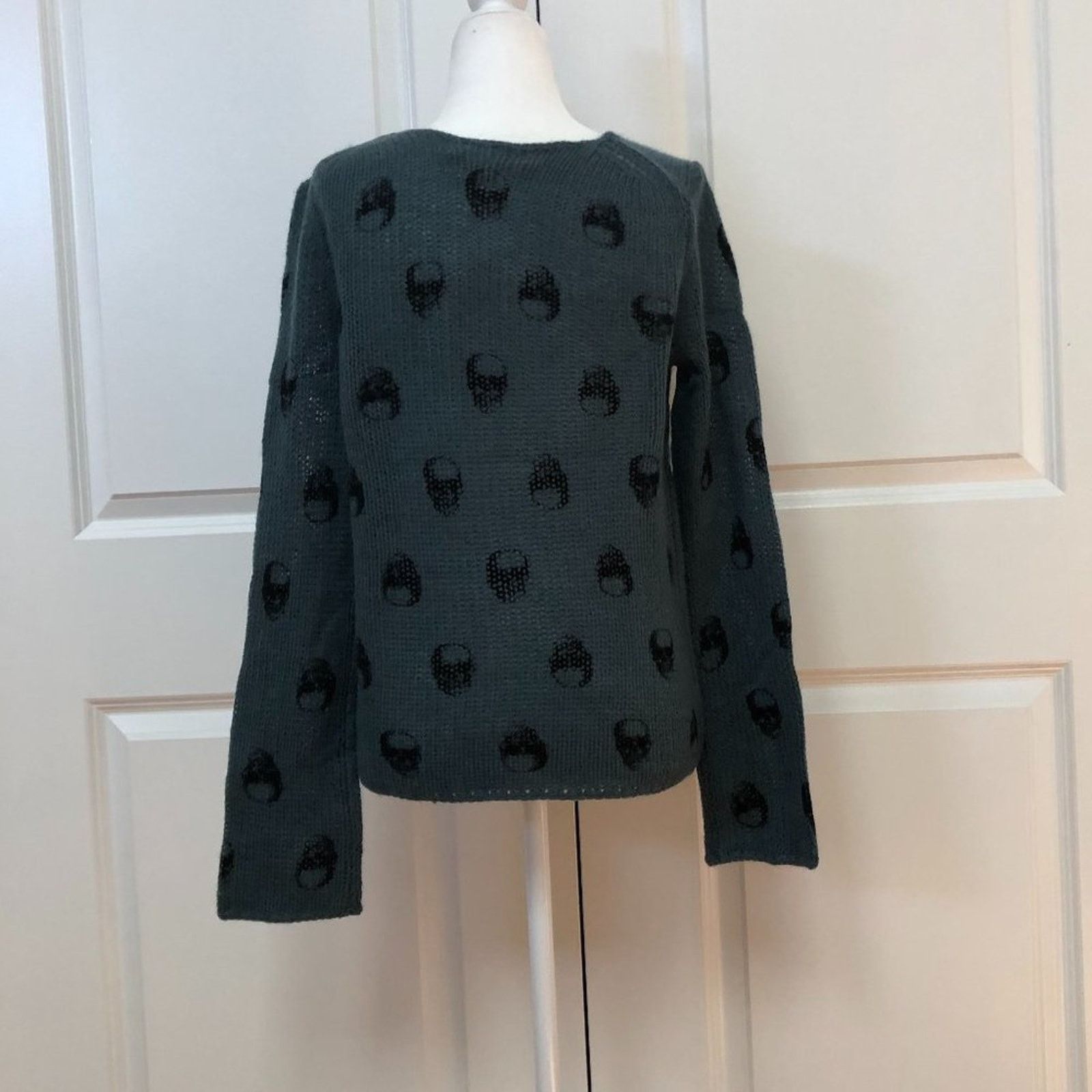 360Cashmere Skull Cashmere Kiera Skull Sweater 360 Cashmere Size S / US 4 / IT 40 - 4 Thumbnail