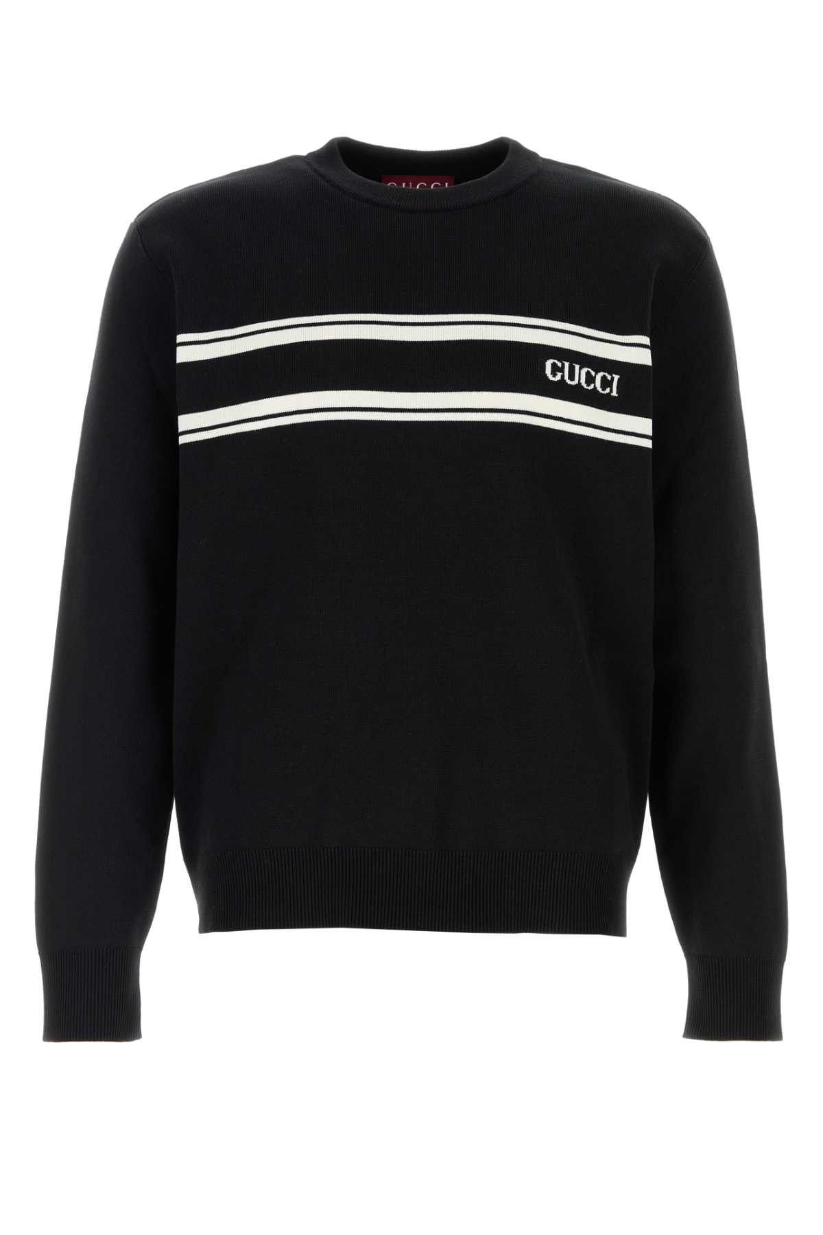 Gucci Black Silk Blend Sweater Size US XL / EU 56 / 4 - 1 Thumbnail