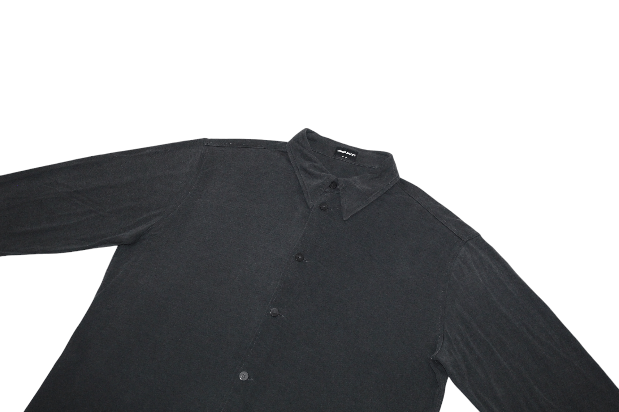Giorgio Armani VTG🔥 Giorgio Armani Relax Fit Woven Rayon Shirt Size US XL / EU 56 / 4 - 5 Thumbnail