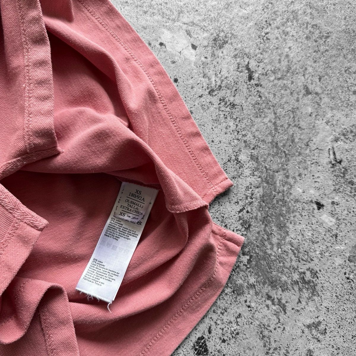 Allsaints AllSaints Mens Pink Polo Shirt Original Logo Short Sleeve Size US XS / EU 42 / 0 - 6 Thumbnail