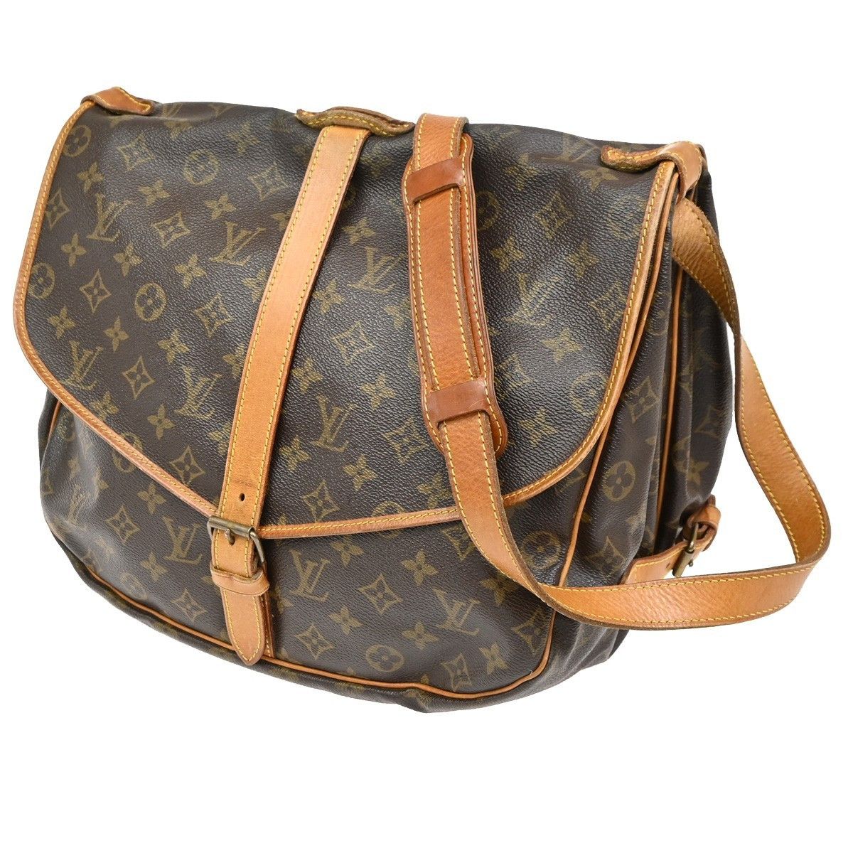 Louis Vuitton Louis Vuitton Saumur Handbag Monogram Canvas Size ONE SIZE - 1 Thumbnail