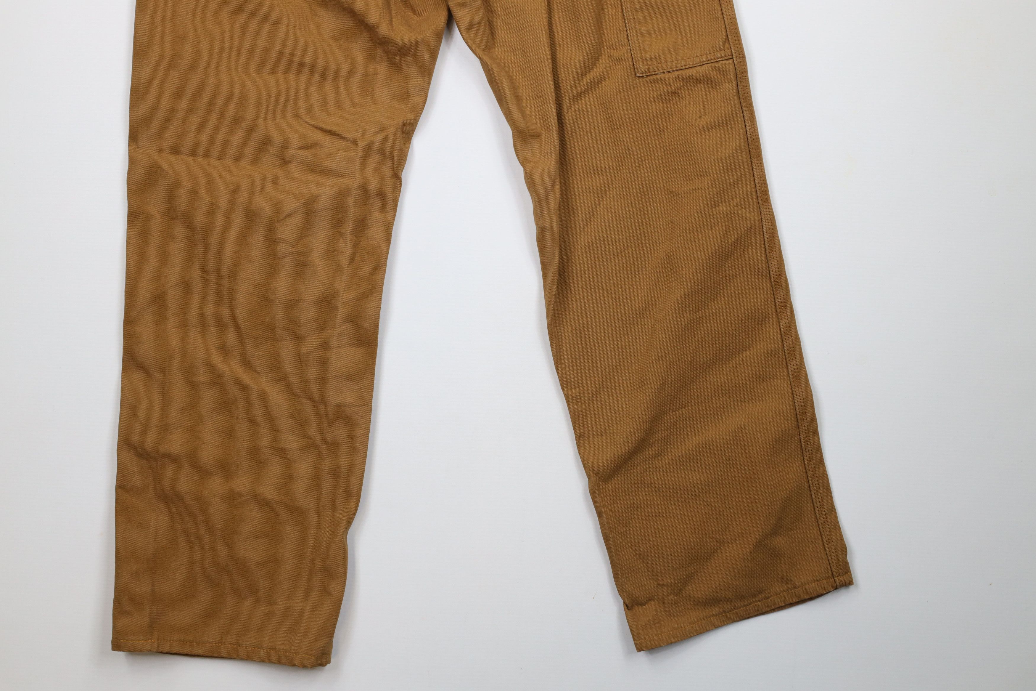 Dickies × Vintage Vintage Dickies Out Wide Leg Canvas Dungaree Pants Brown Size US 34 / EU 50 - 11 Thumbnail