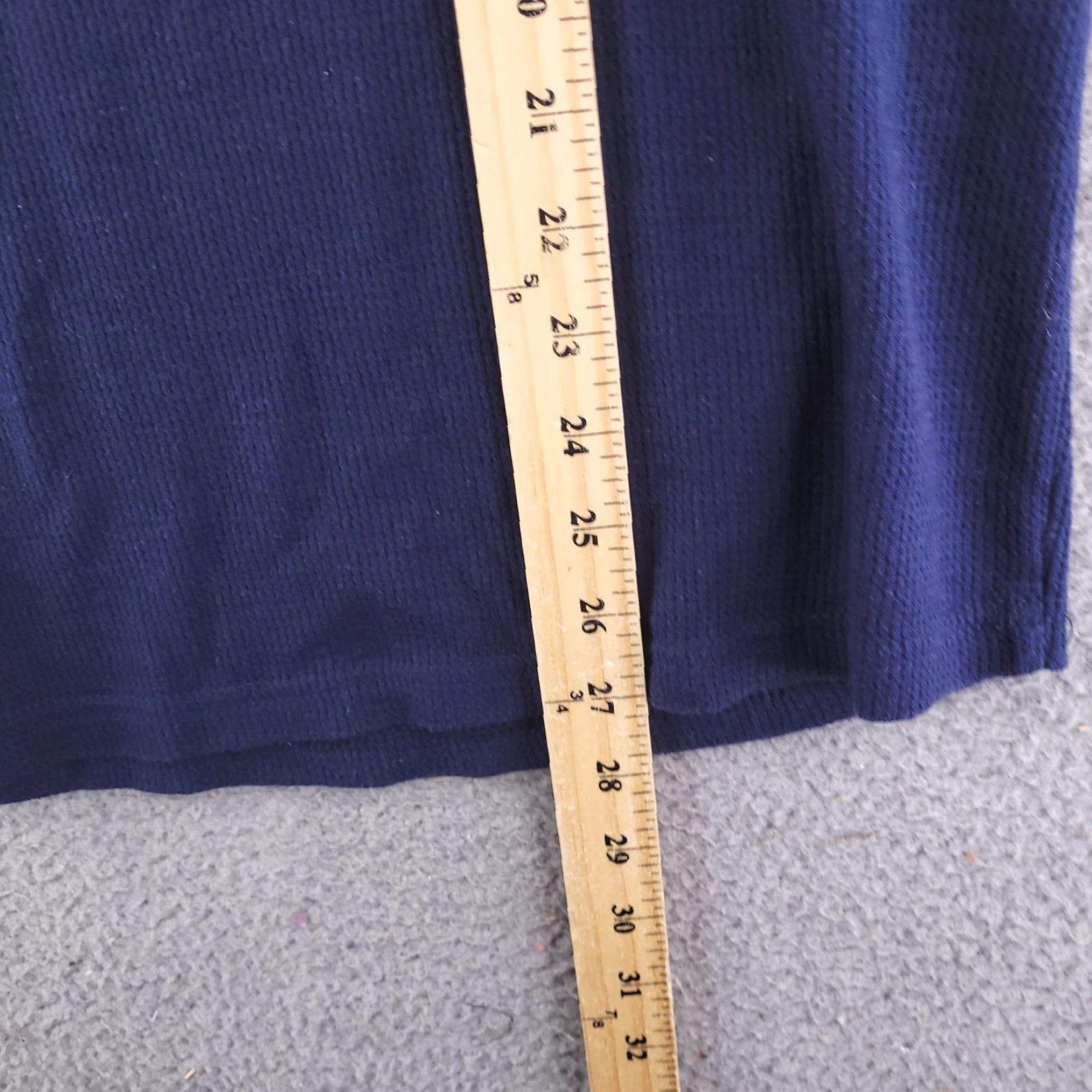 Vintage US Polo ASSN Shirt Mens Large Blue Thermal Waffle Sleep Lounge Long Sleeve Size US L / EU 52-54 / 3 - 7 Thumbnail